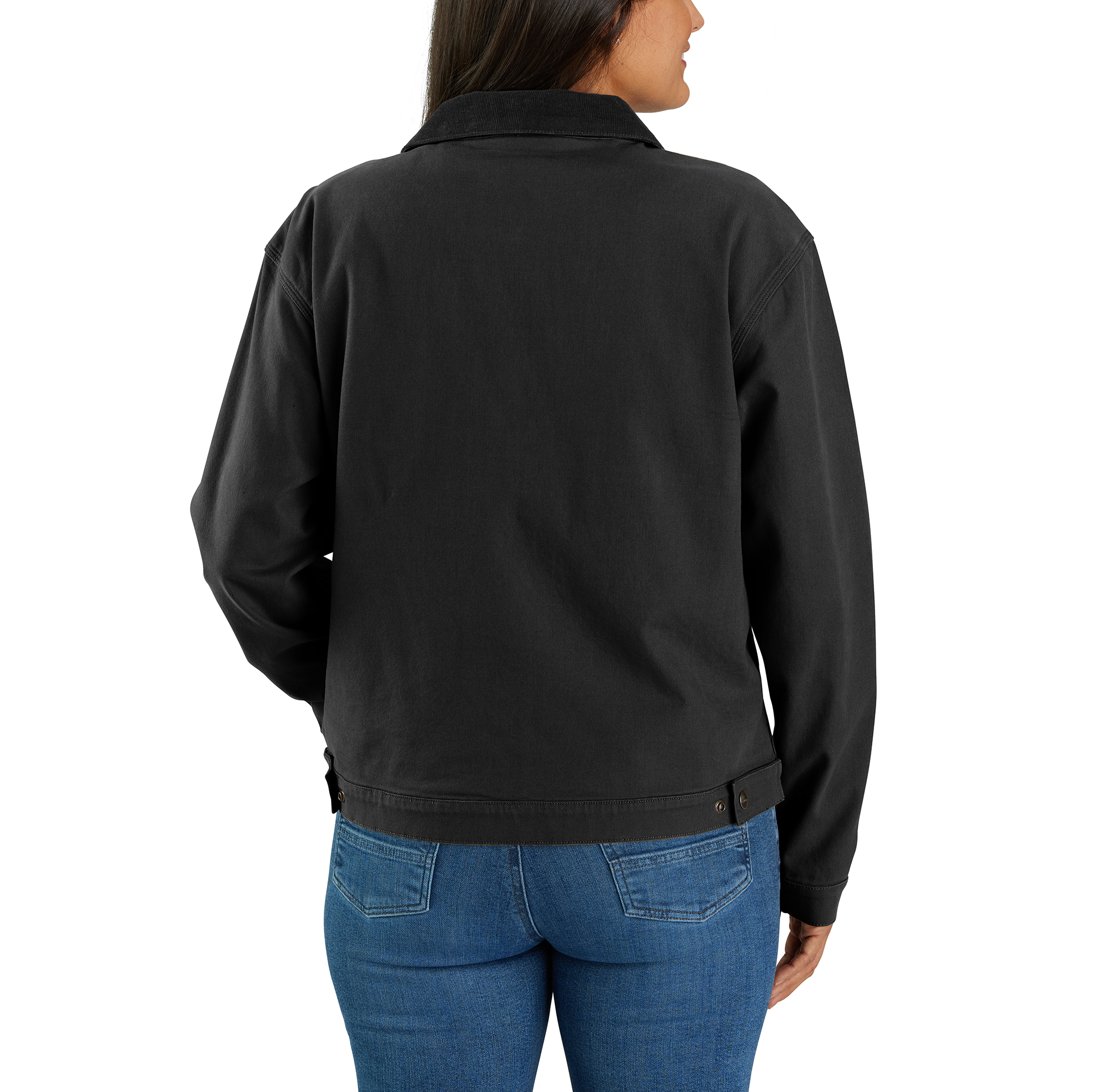 Picture of Carhartt 106208 Womens Rugged Flex®  Loose Fit Canvas  Detroit Jacket