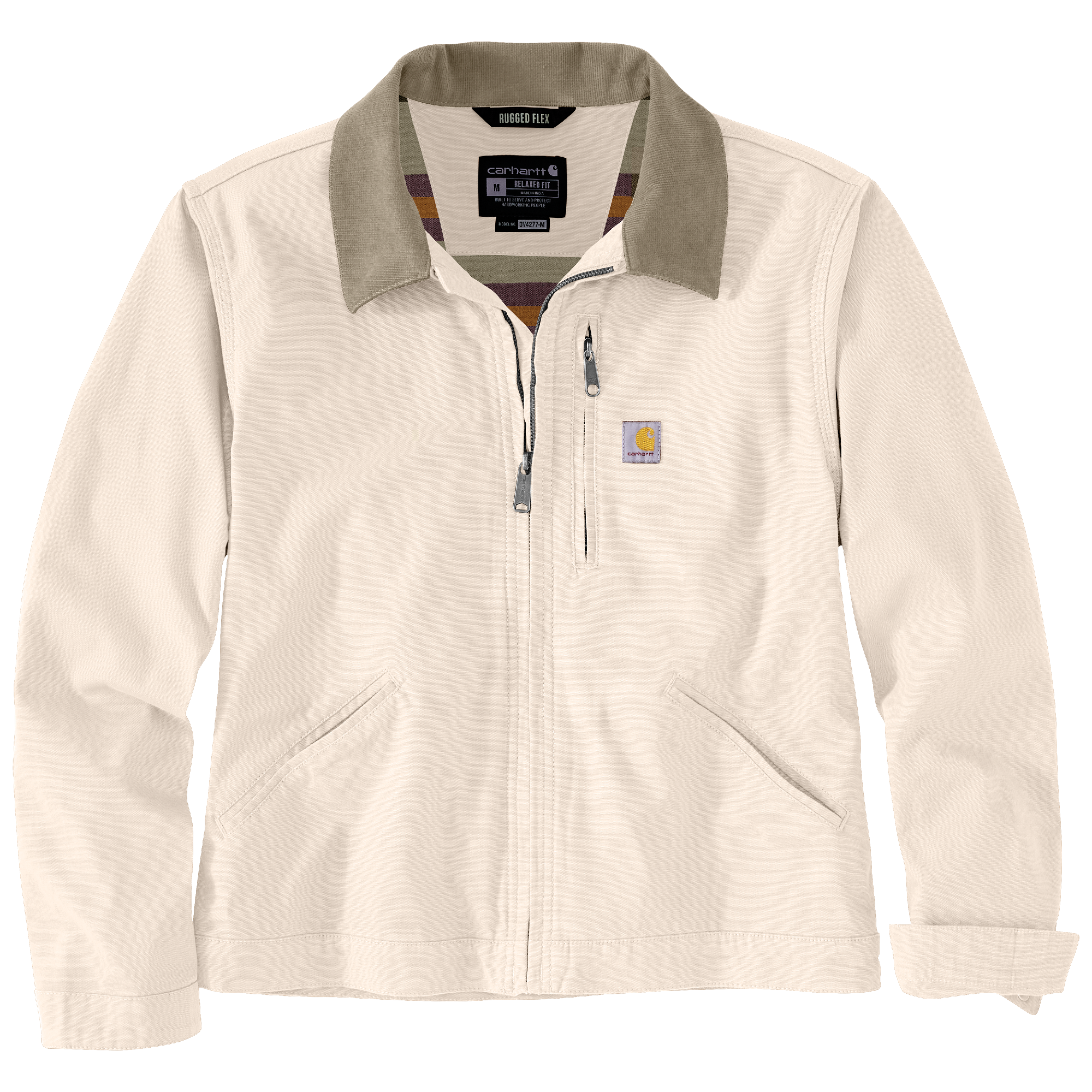 Picture of Carhartt 106208 Womens Rugged Flex®  Loose Fit Canvas  Detroit Jacket