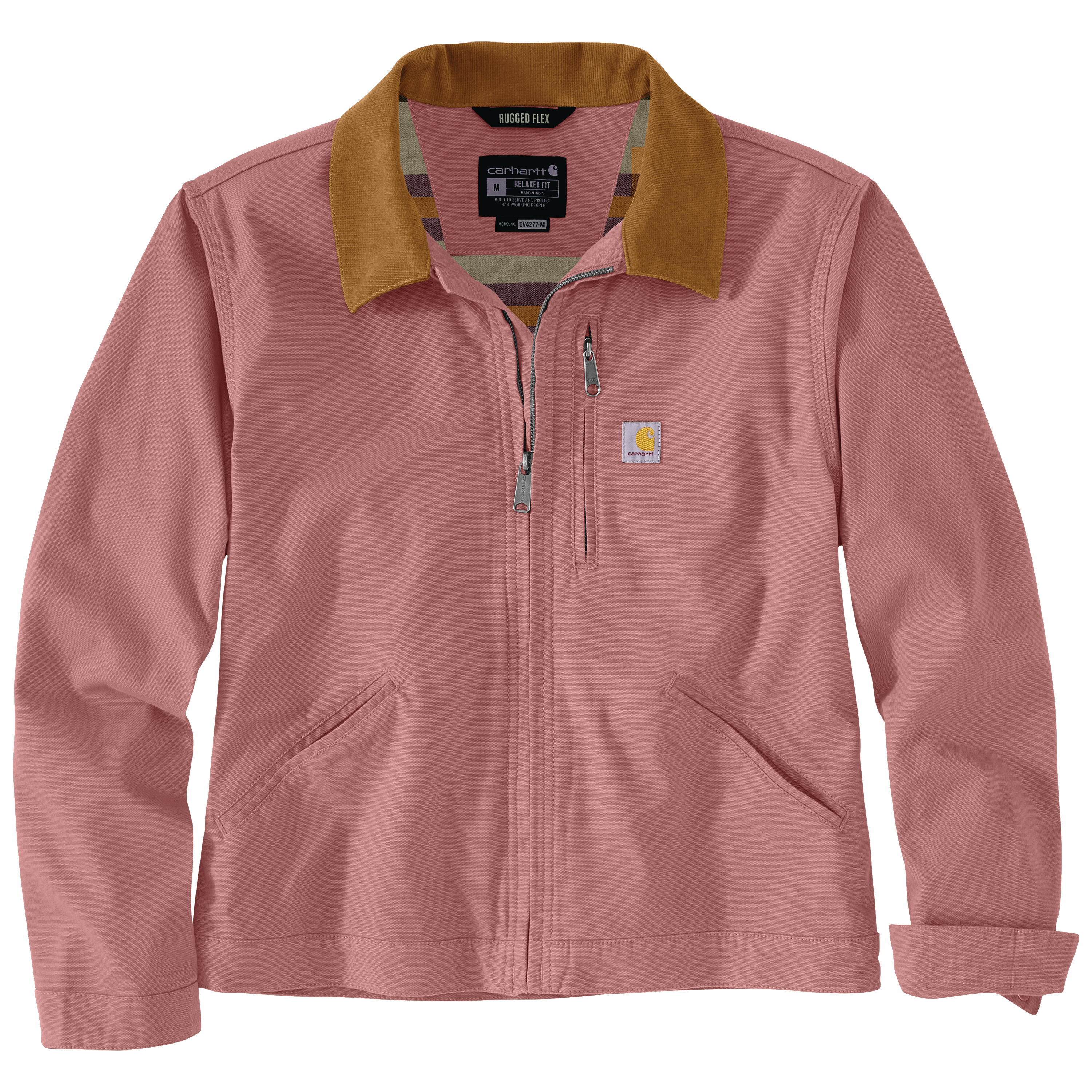 Picture of Carhartt 106208 Womens Rugged Flex®  Loose Fit Canvas  Detroit Jacket