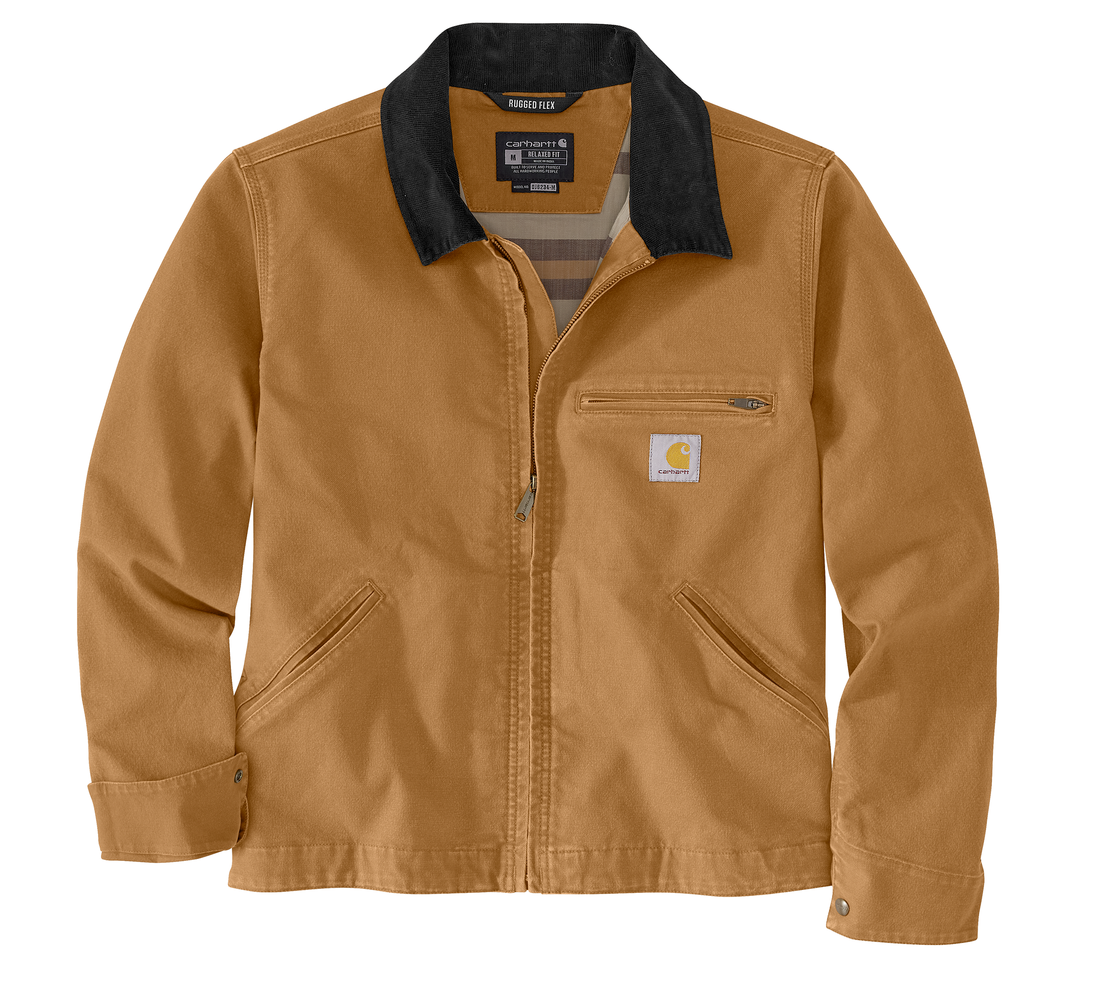 Picture of Carhartt 106234 Mens Rugged Flex® Relaxed Fit Duck Detroit Jacket