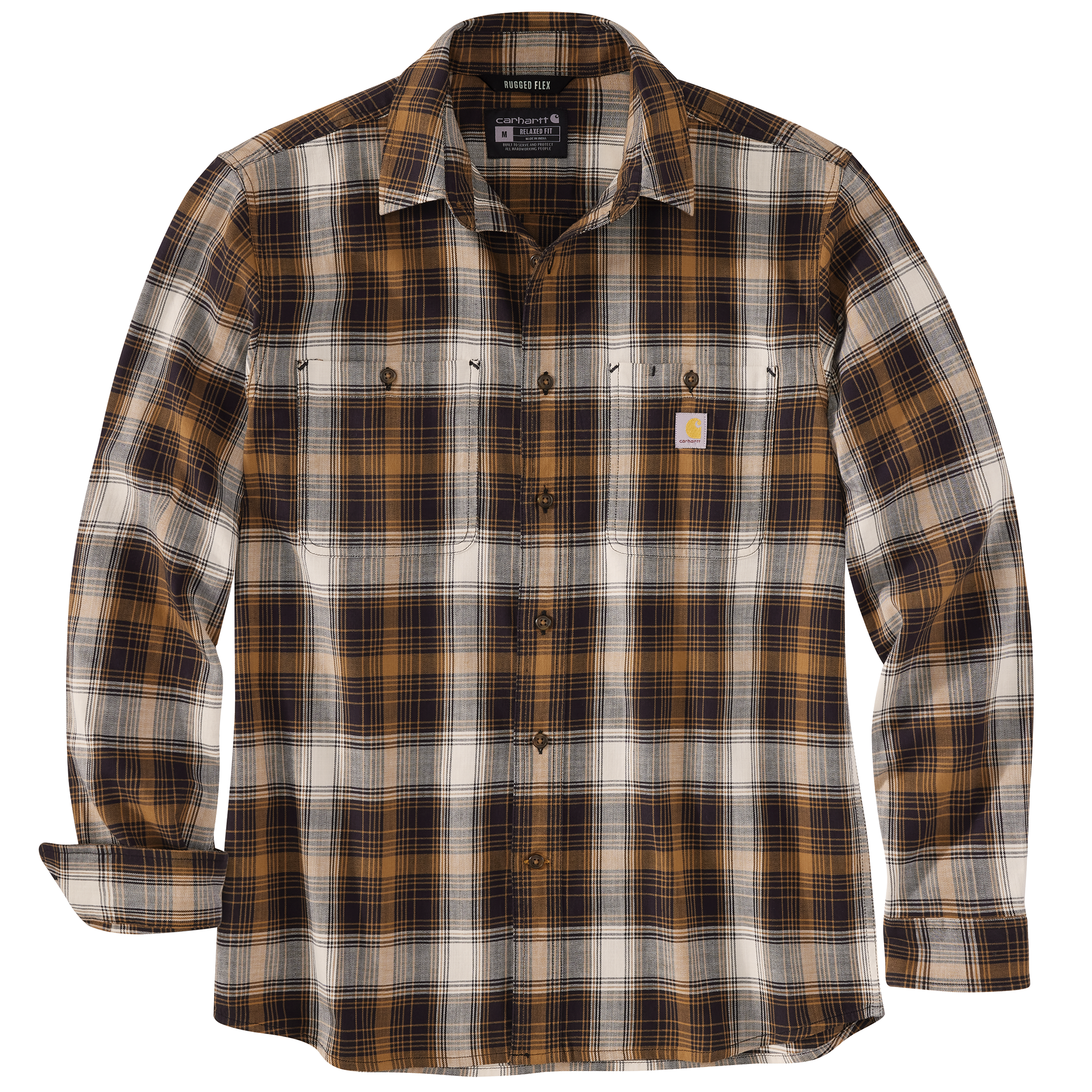 Picture of Carhartt 106357 Mens Rugged Flex Relaxed Fit Lightweight Long-Sleeve Shirt