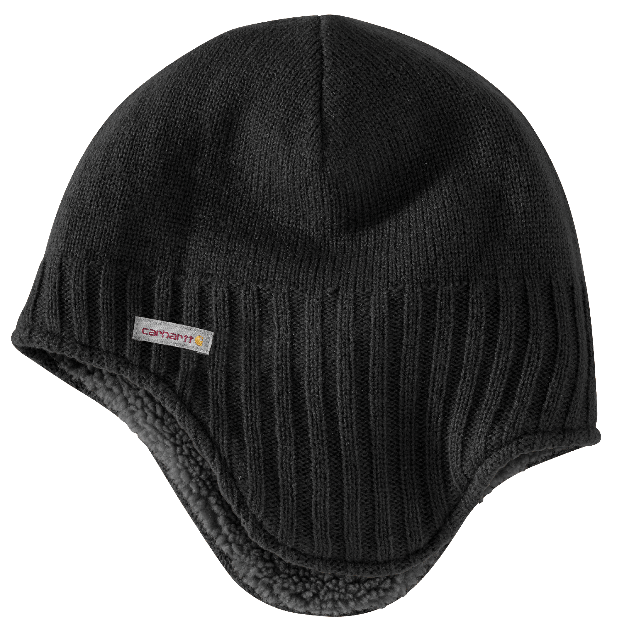 Picture of Carhartt 106390 Mens Knit Sherpa Lined Earflap Hat
