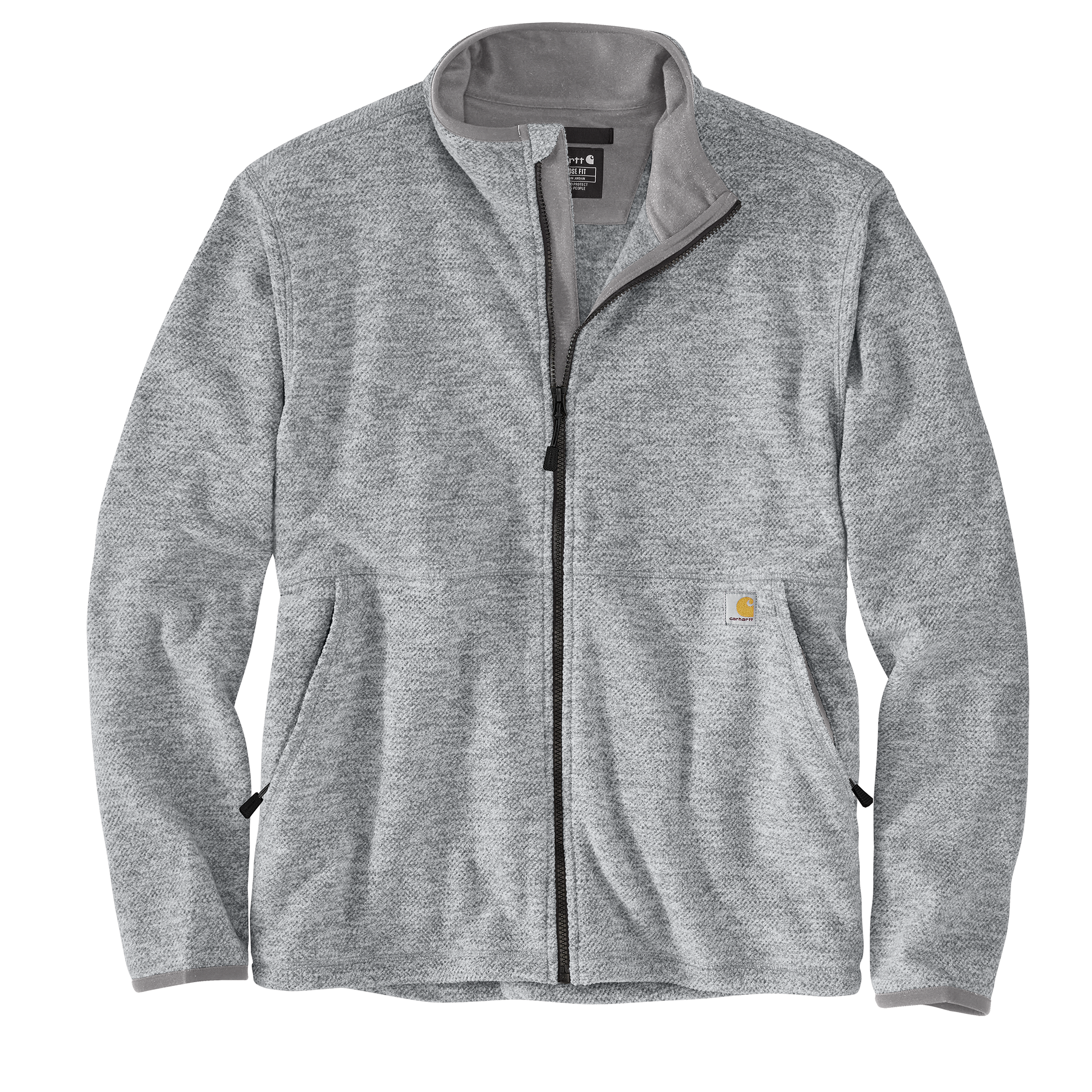 Picture of Carhartt 106416 Mens Full-Zip Relaxed Fit Fleece Jacket