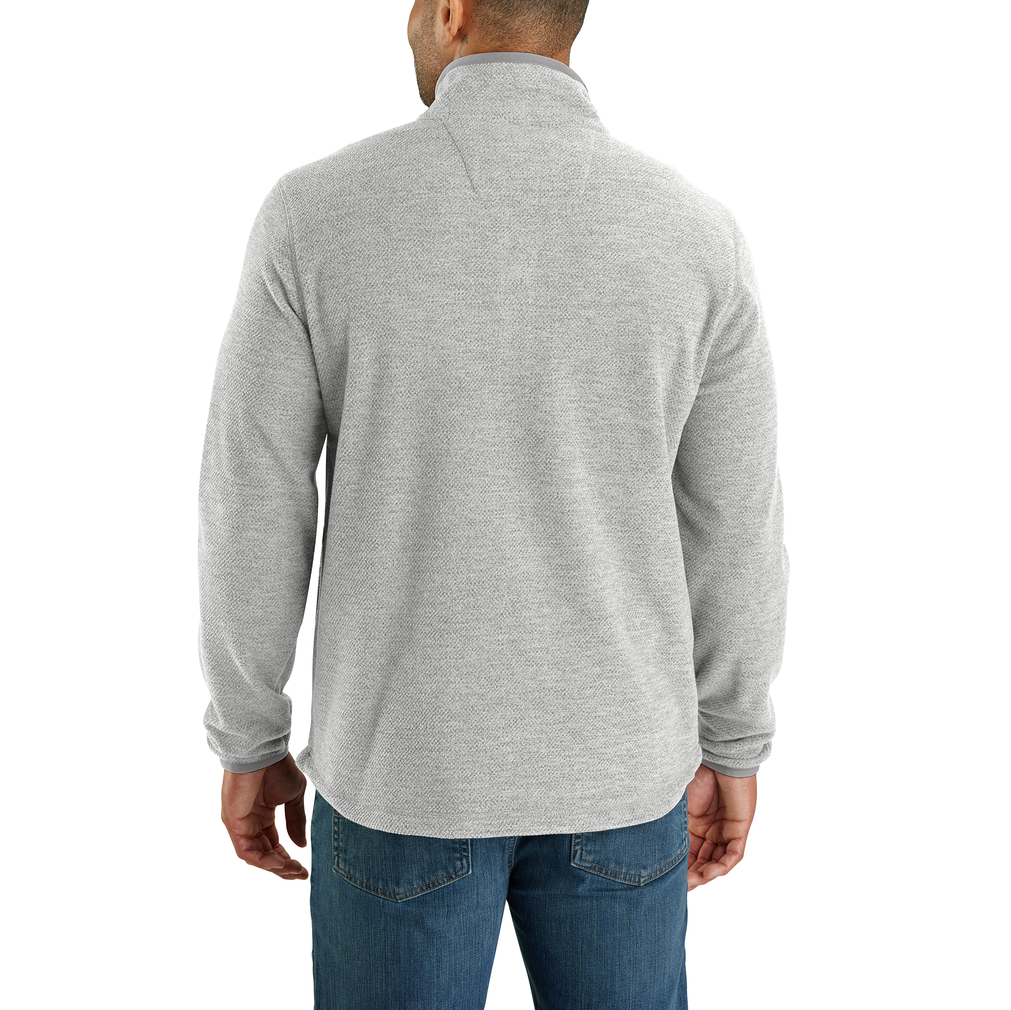 Picture of Carhartt 106416 Mens Full-Zip Relaxed Fit Fleece Jacket
