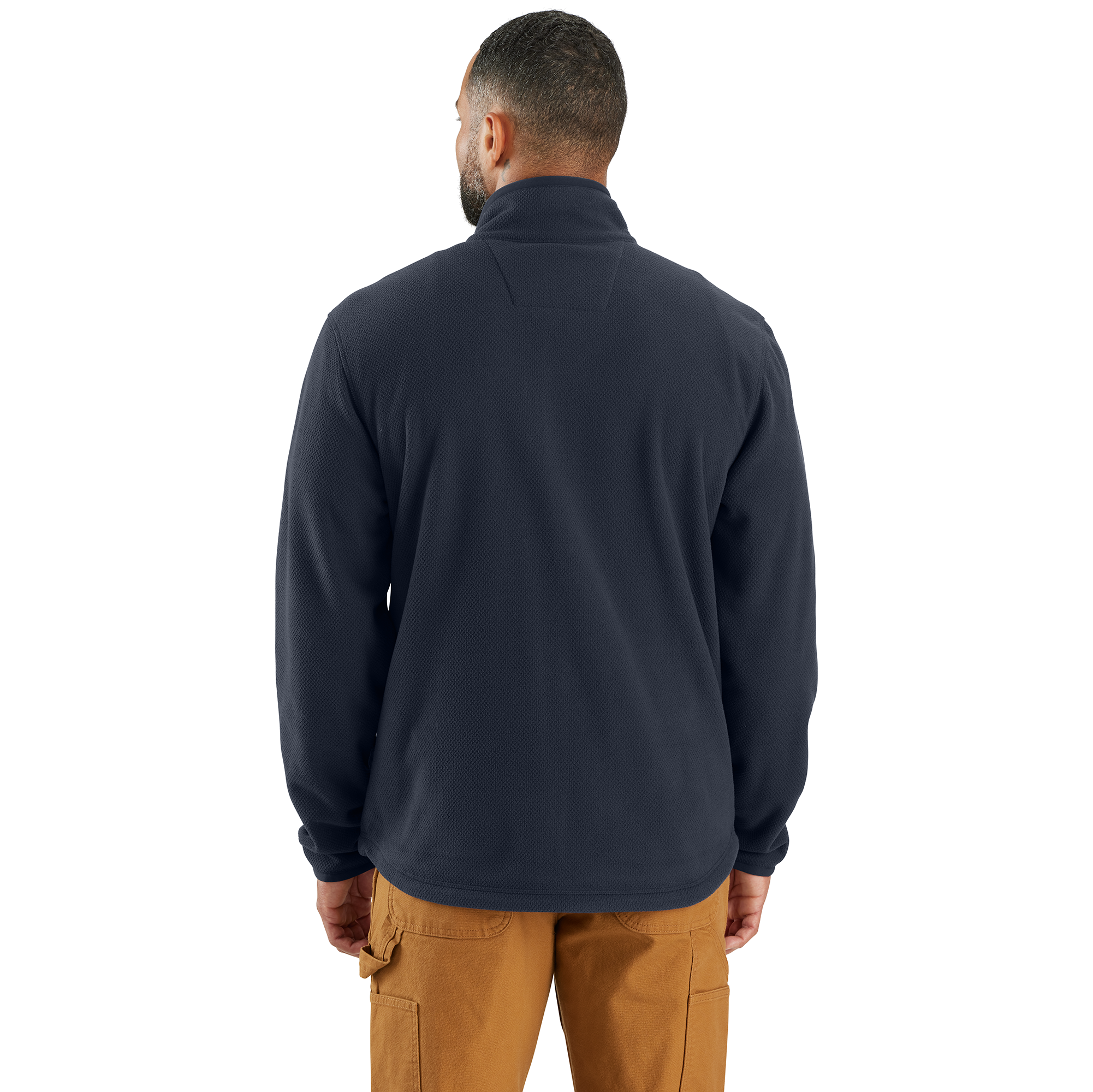 Picture of Carhartt 106416 Mens Full-Zip Relaxed Fit Fleece Jacket