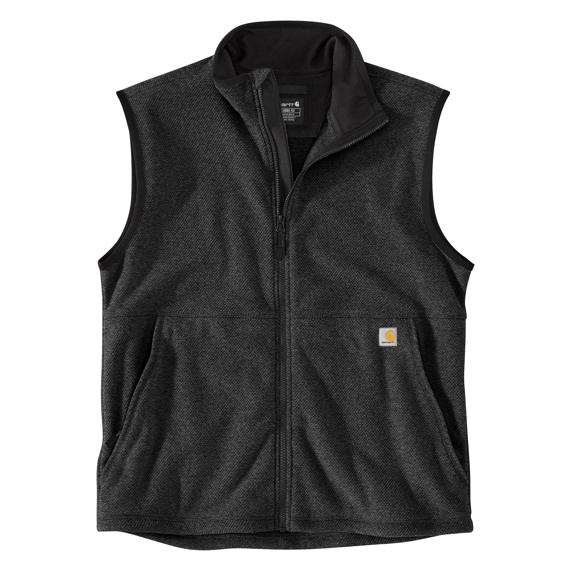 Picture of Carhartt 106418 Mens Full-Zip Relaxed Fit Fleece Vest
