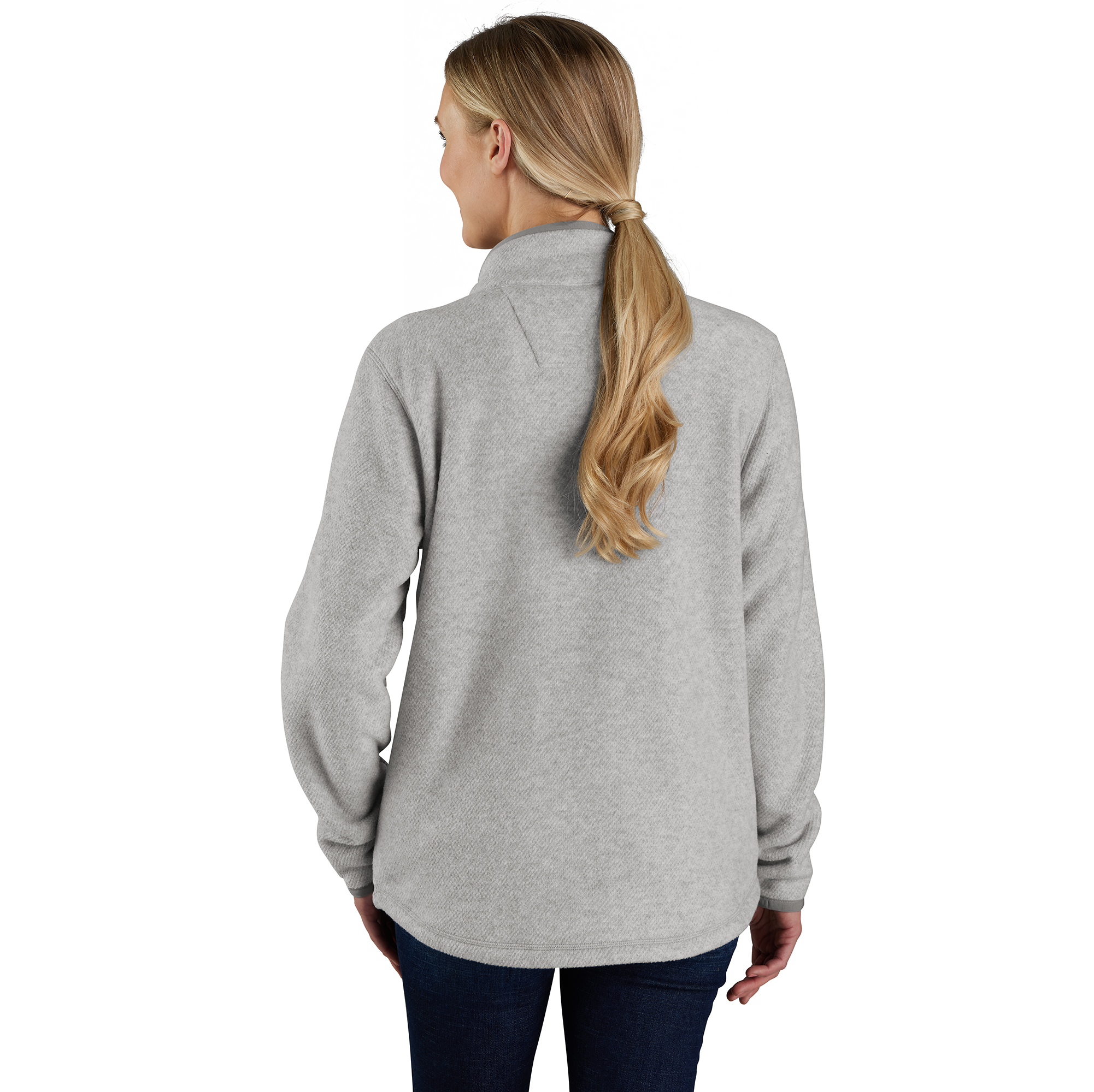 Picture of Carhartt 106419 Womens Full-Zip Relaxed Fit Fleece Jacket