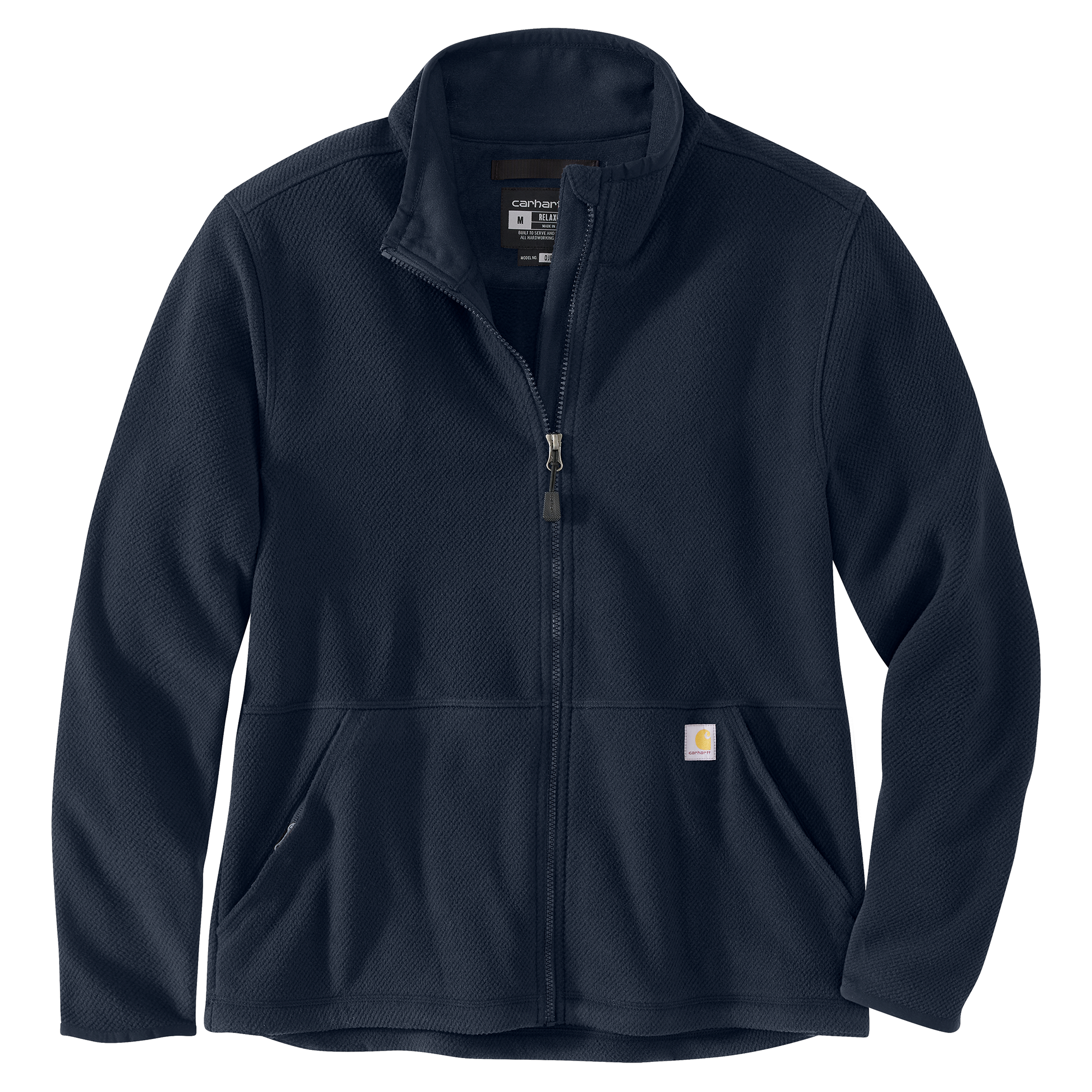 Picture of Carhartt 106419 Womens Full-Zip Relaxed Fit Fleece Jacket