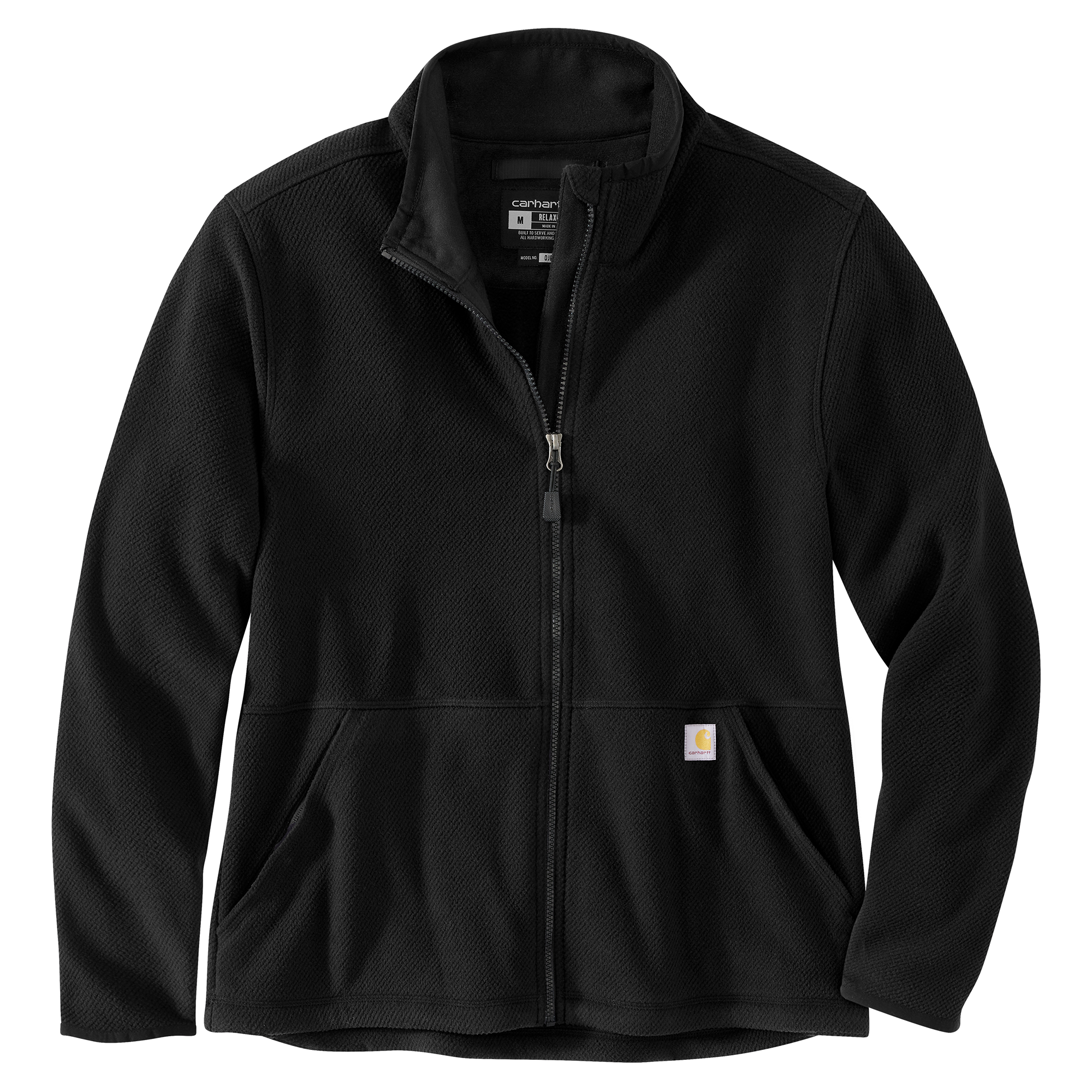 Picture of Carhartt 106419 Womens Full-Zip Relaxed Fit Fleece Jacket