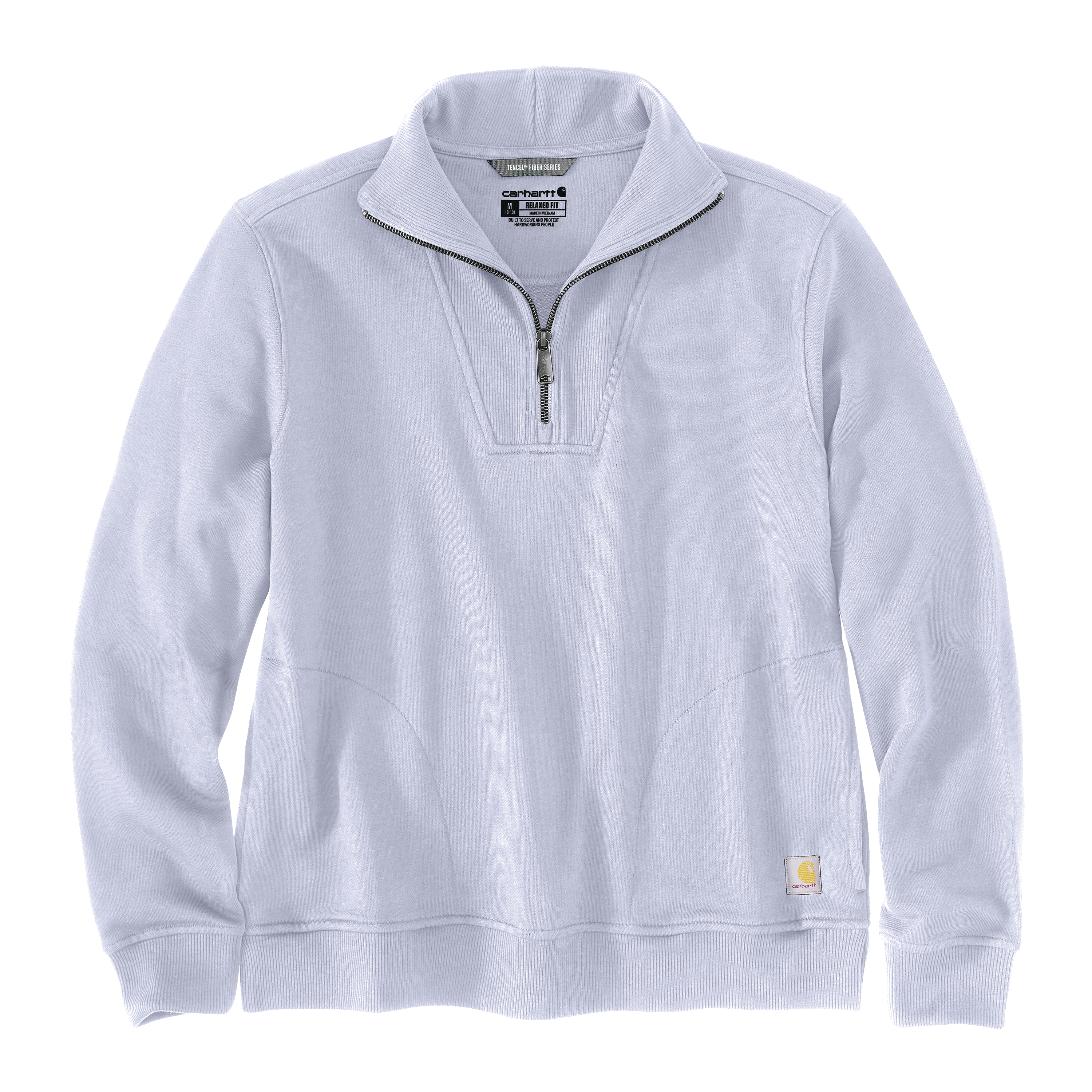 Picture of Carhartt 106451 Womens TENCEL™ Fiber Series Relaxed Fit Half-Zip Sweatshirt