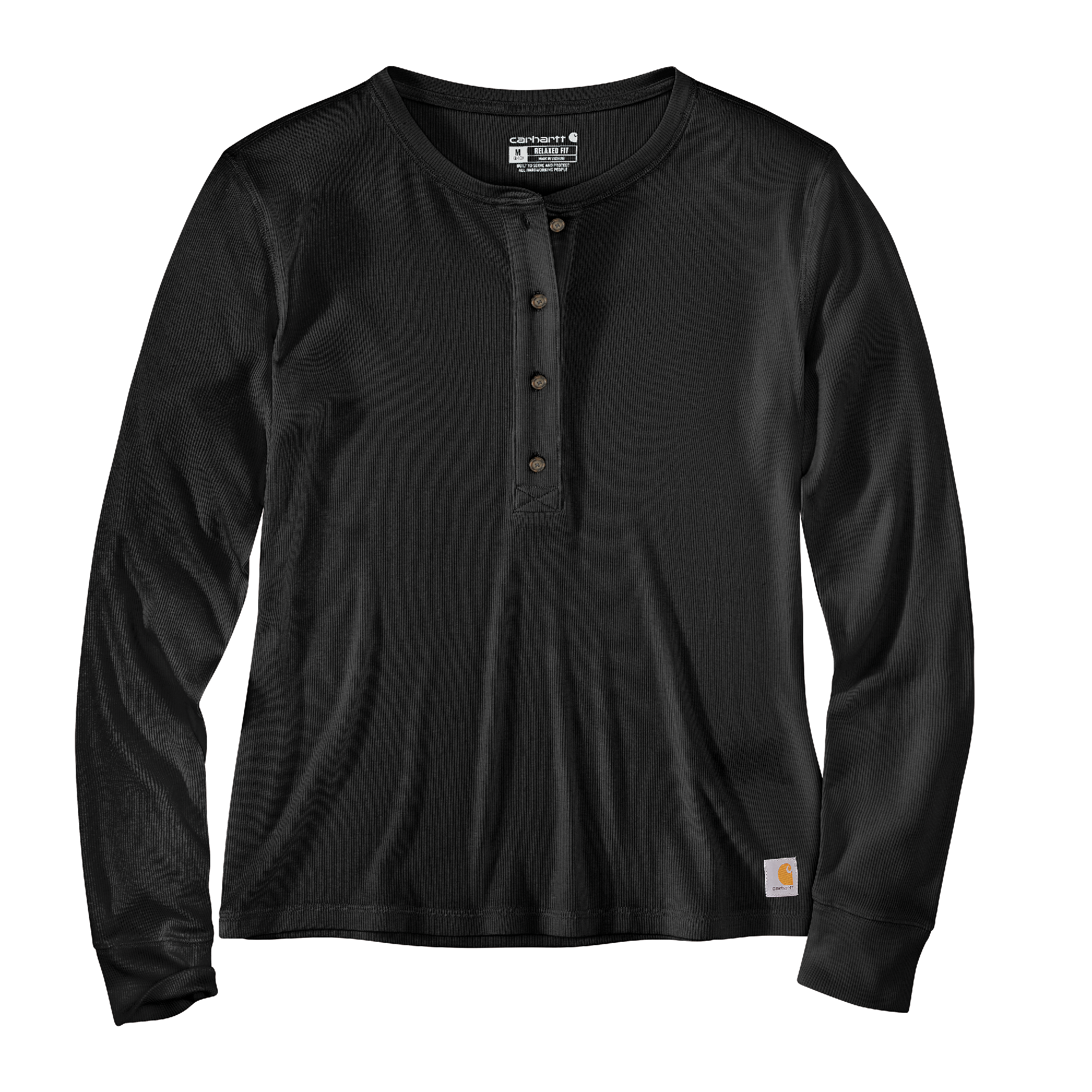 Picture of Carhartt 106480 Womens TENCEL™ Fiber Series Relaxed Fit Long-Sleeve Ribbed Henley
