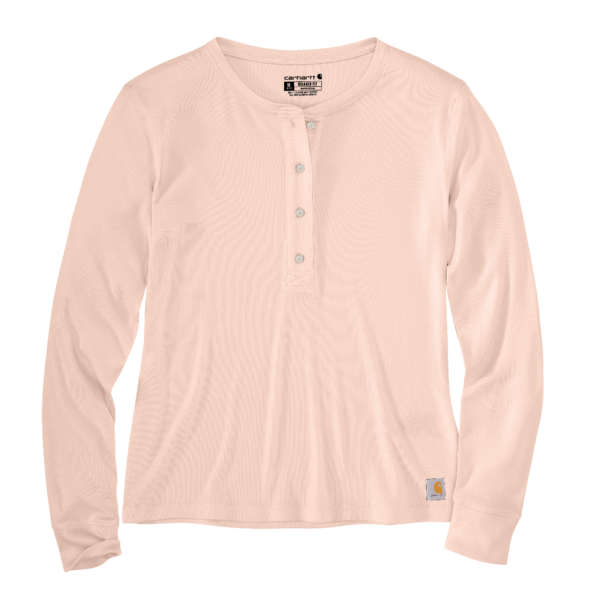 Picture of Carhartt 106480 Womens TENCEL™ Fiber Series Relaxed Fit Long-Sleeve Ribbed Henley