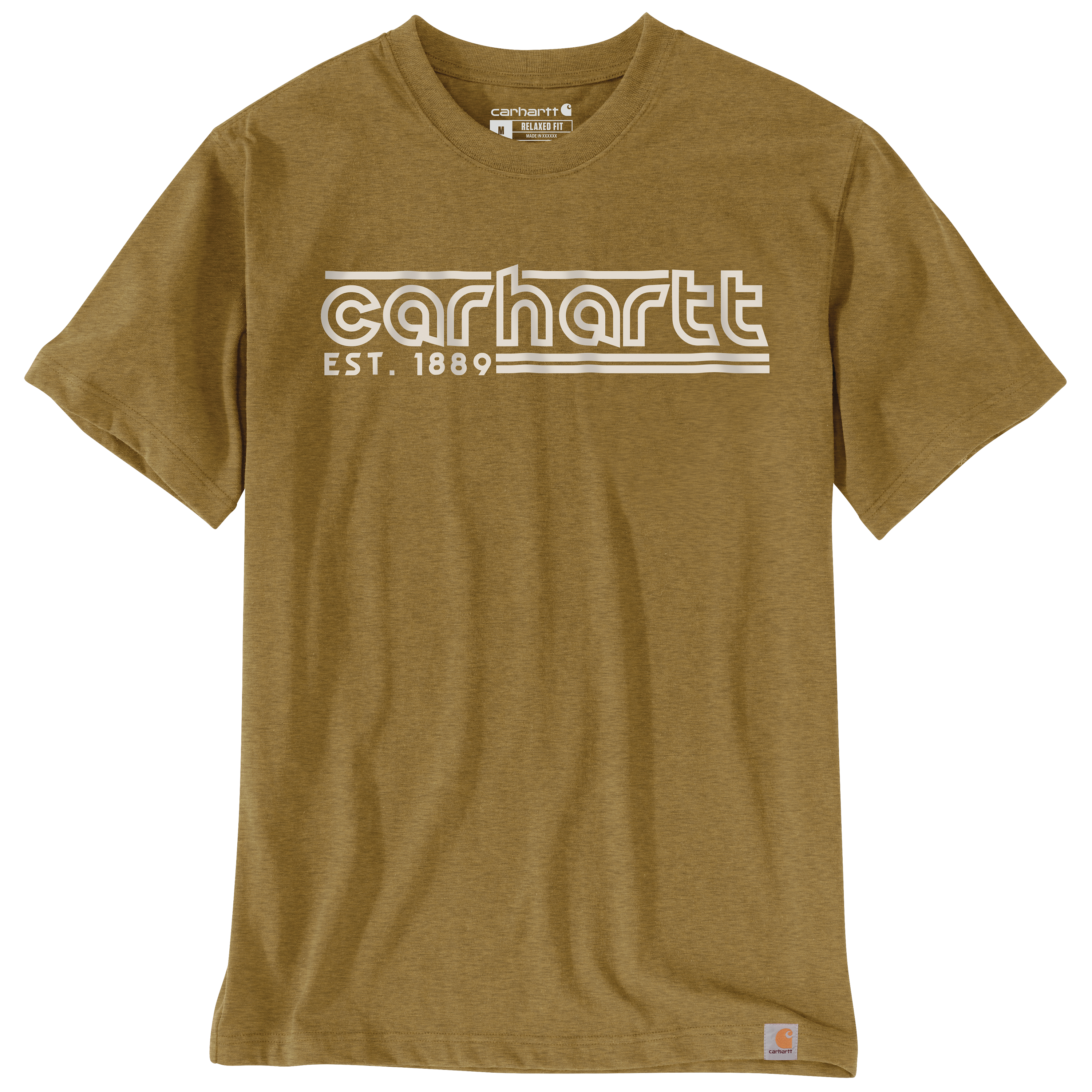 Picture of Carhartt 106538 Mens Relaxed Fit Lightweight Short-Sleeve Logo Graphic T-Shirt