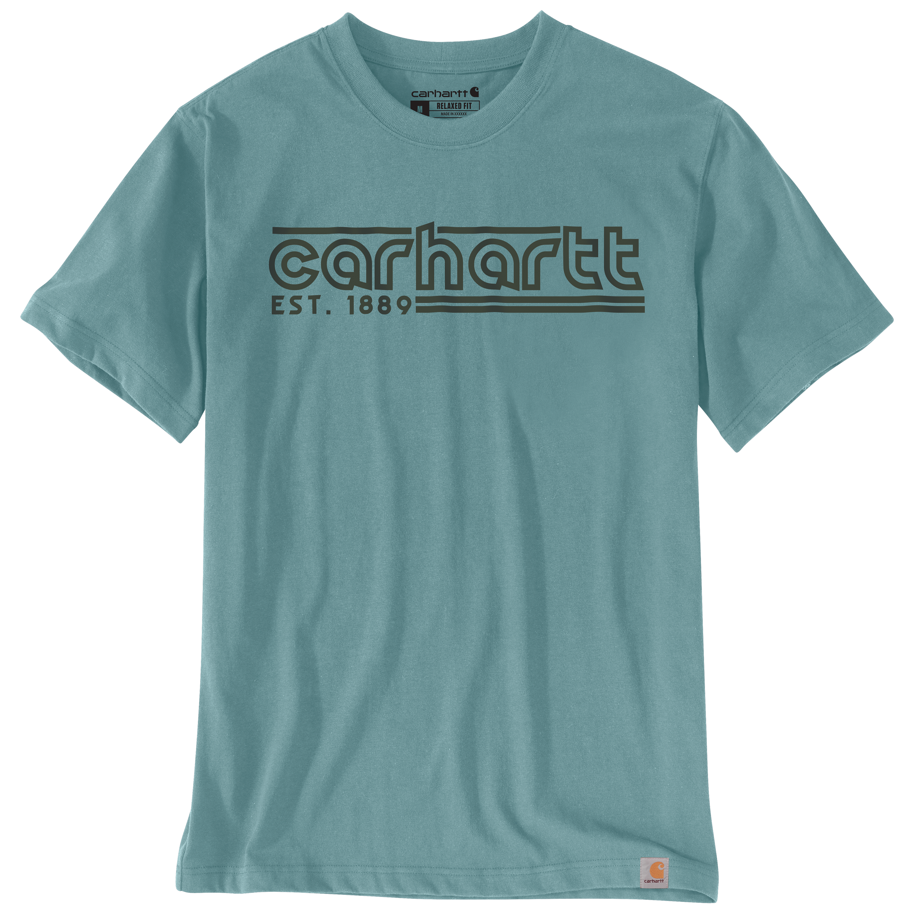 Picture of Carhartt 106538 Mens Relaxed Fit Lightweight Short-Sleeve Logo Graphic T-Shirt