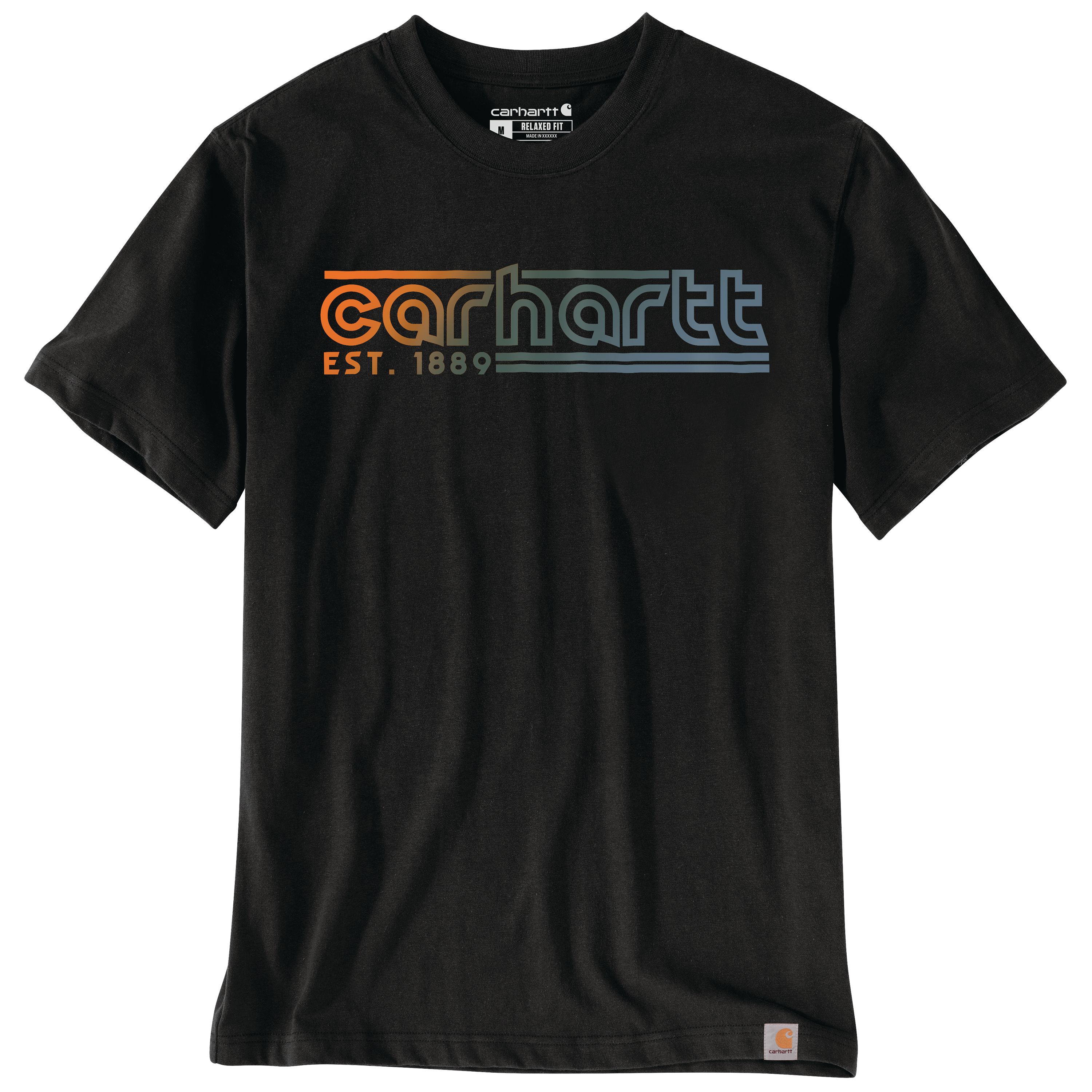 Picture of Carhartt 106538 Mens Relaxed Fit Lightweight Short-Sleeve Logo Graphic T-Shirt