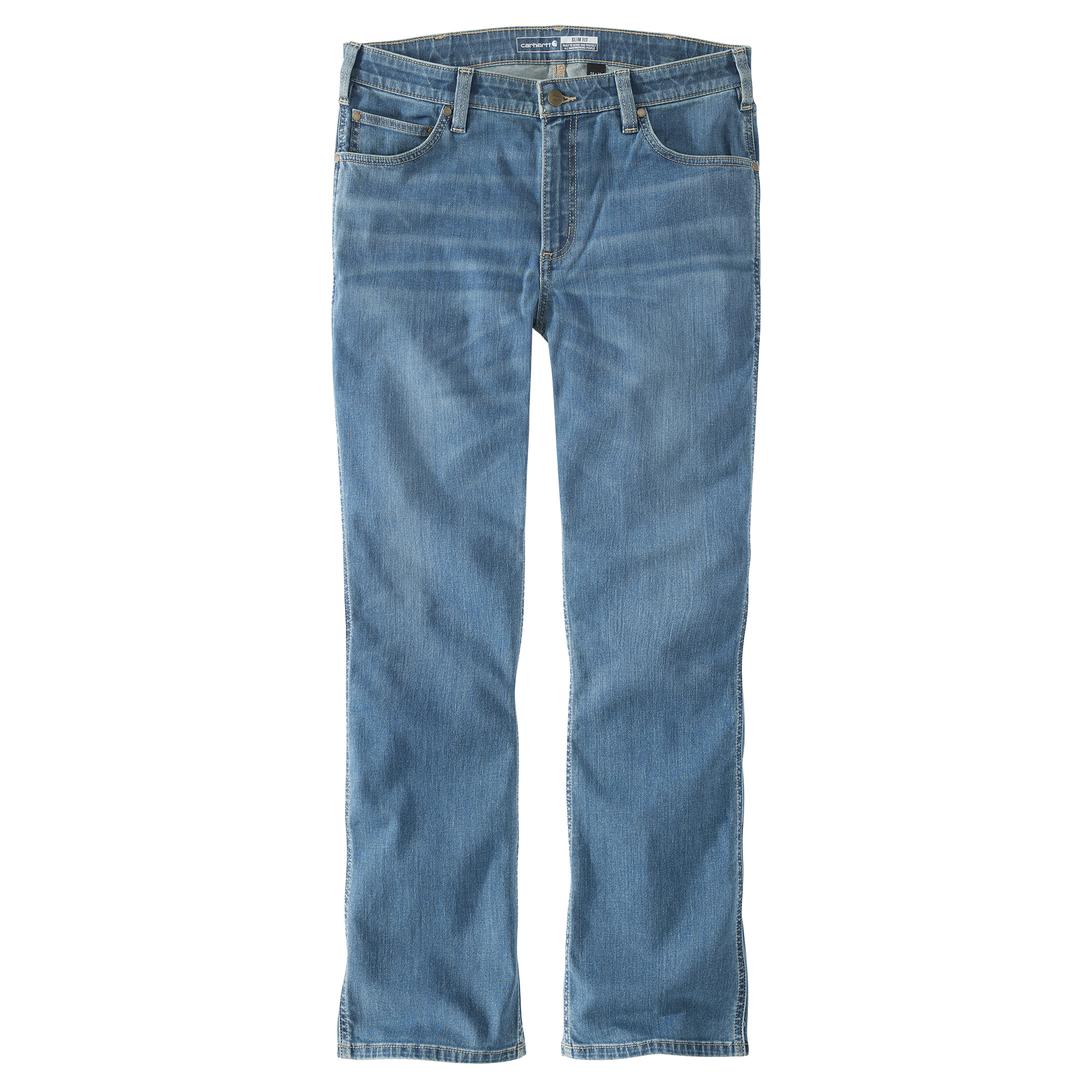 Picture of Carhartt 106570 Mens Rugged Flex® Slim Fit Low Rise 5-Pocket Bootcut Jean