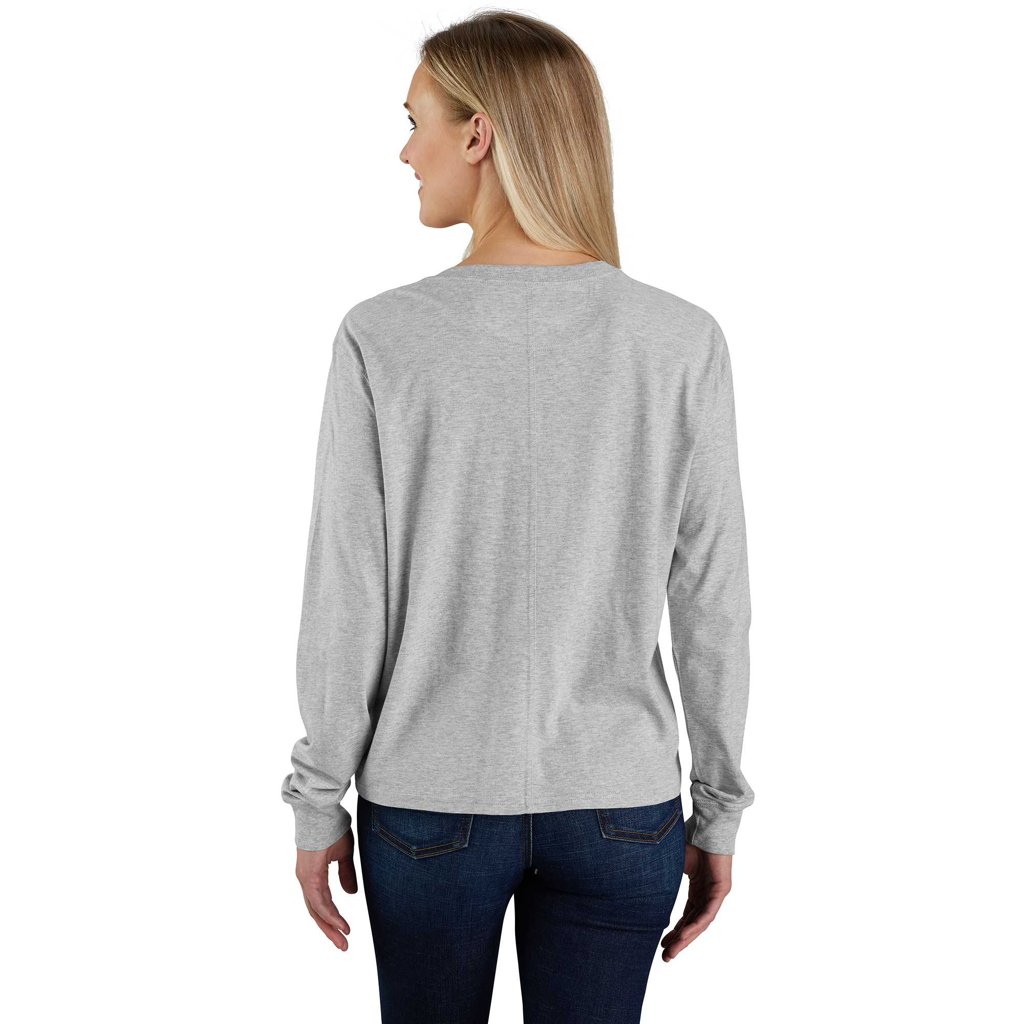 Picture of Carhartt 106574 Womens TENCEL™ Fiber Series Loose Fit Long-Sleeve Graphic T-shirt