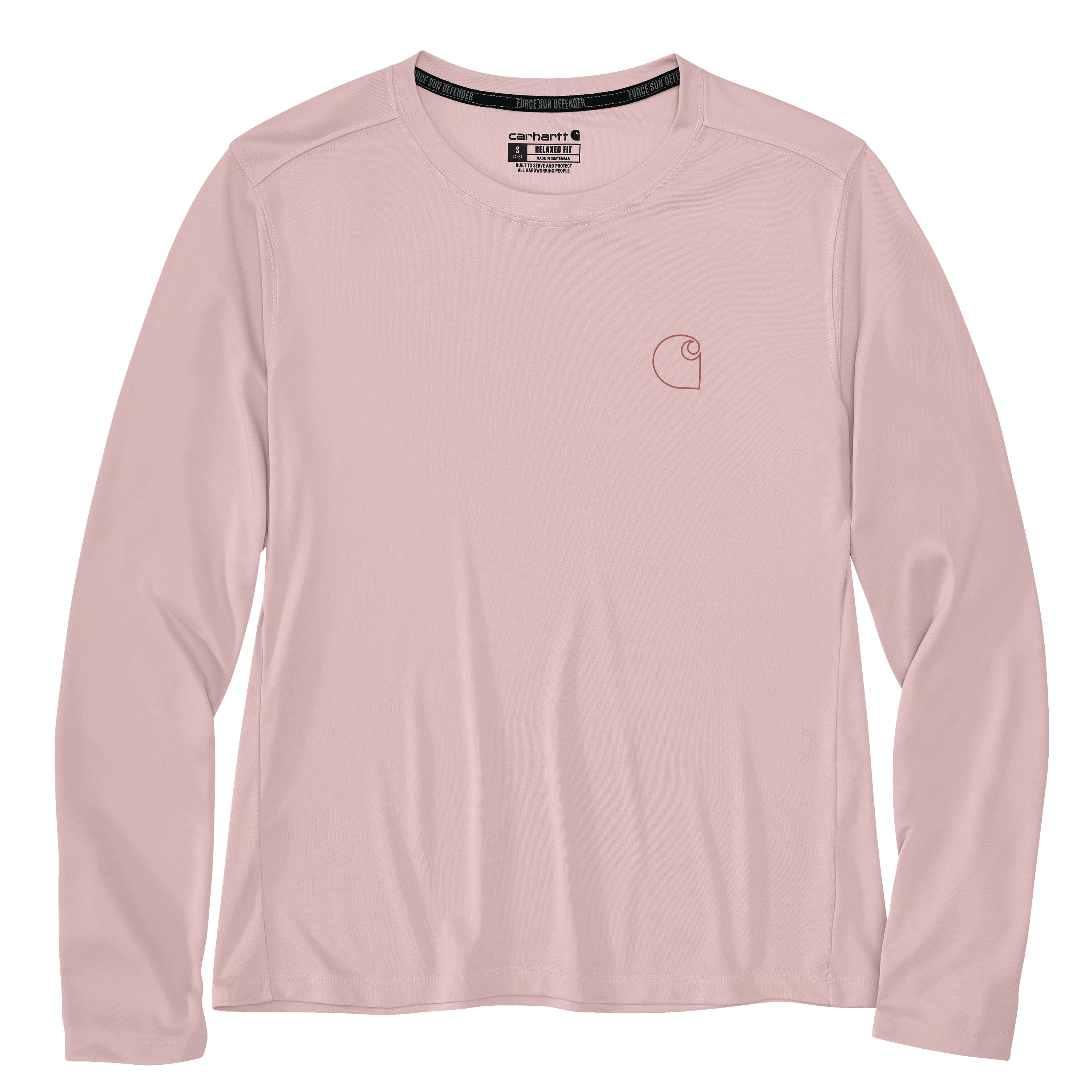 Picture of Carhartt 106632 Womens Force Sun Defender Lightweight Long-Sleeve Graphic T-shirt