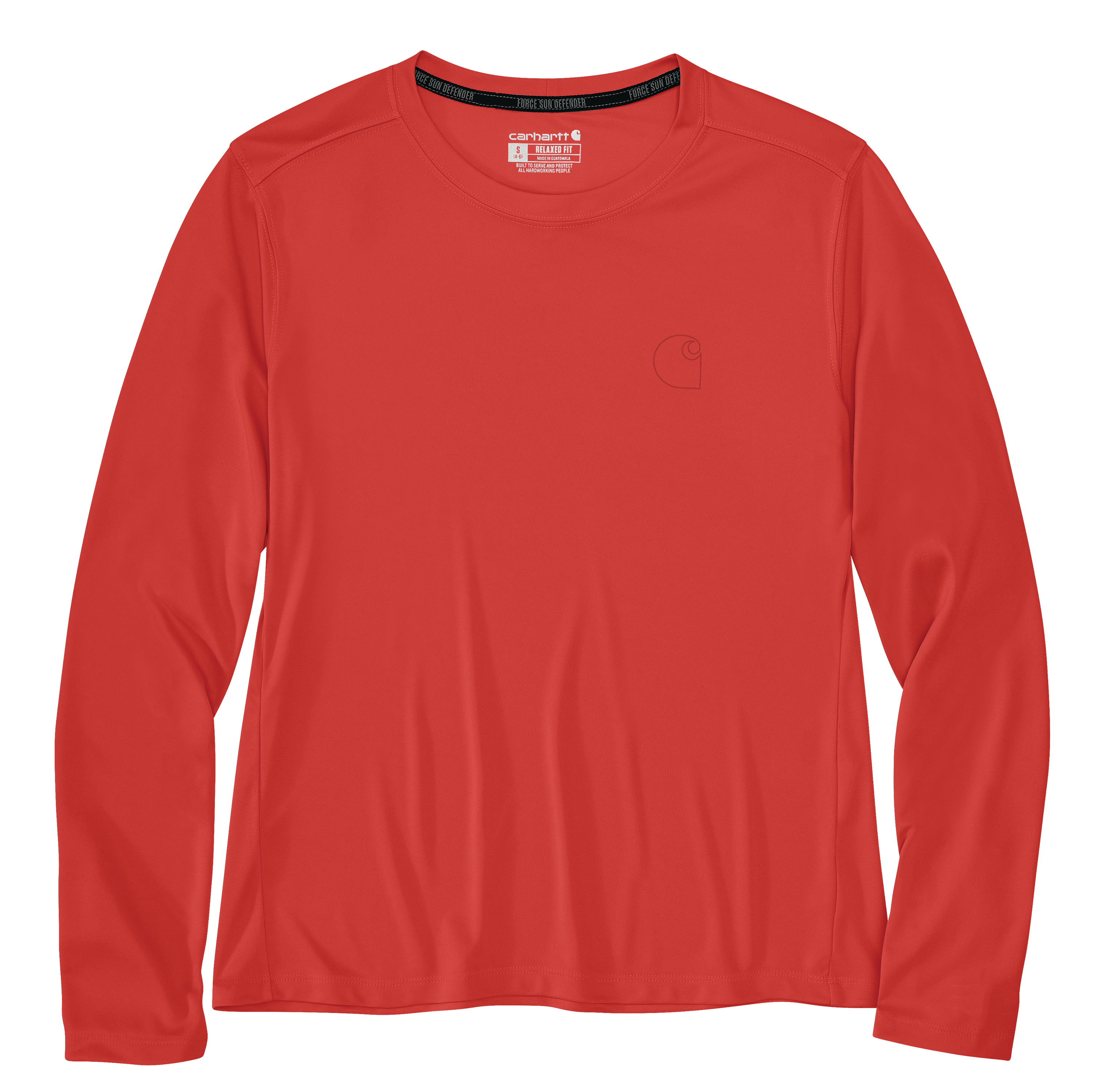 Picture of Carhartt 106632 Womens Force Sun Defender Lightweight Long-Sleeve Graphic T-shirt
