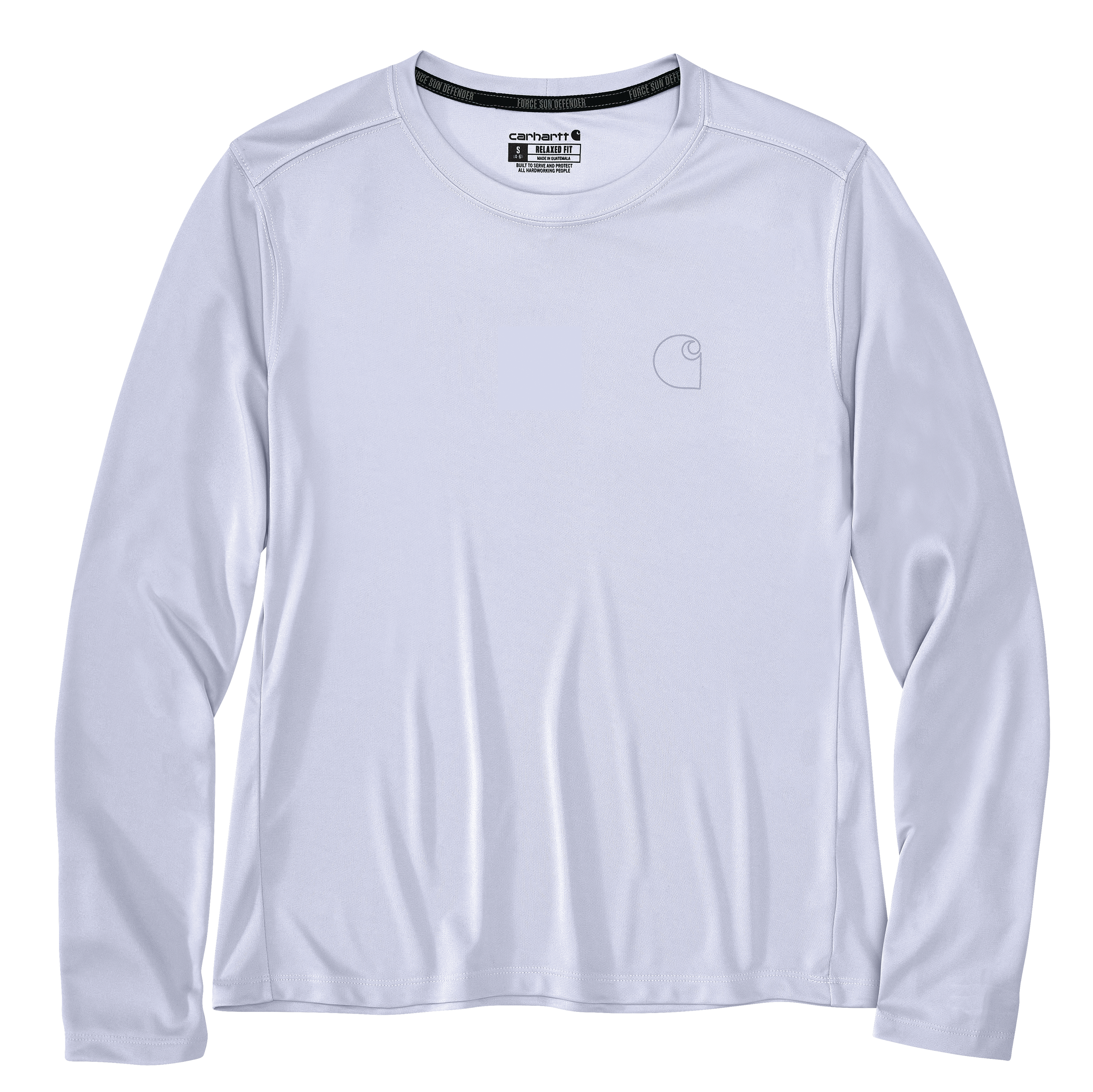 Picture of Carhartt 106632 Womens Force Sun Defender Lightweight Long-Sleeve Graphic T-shirt