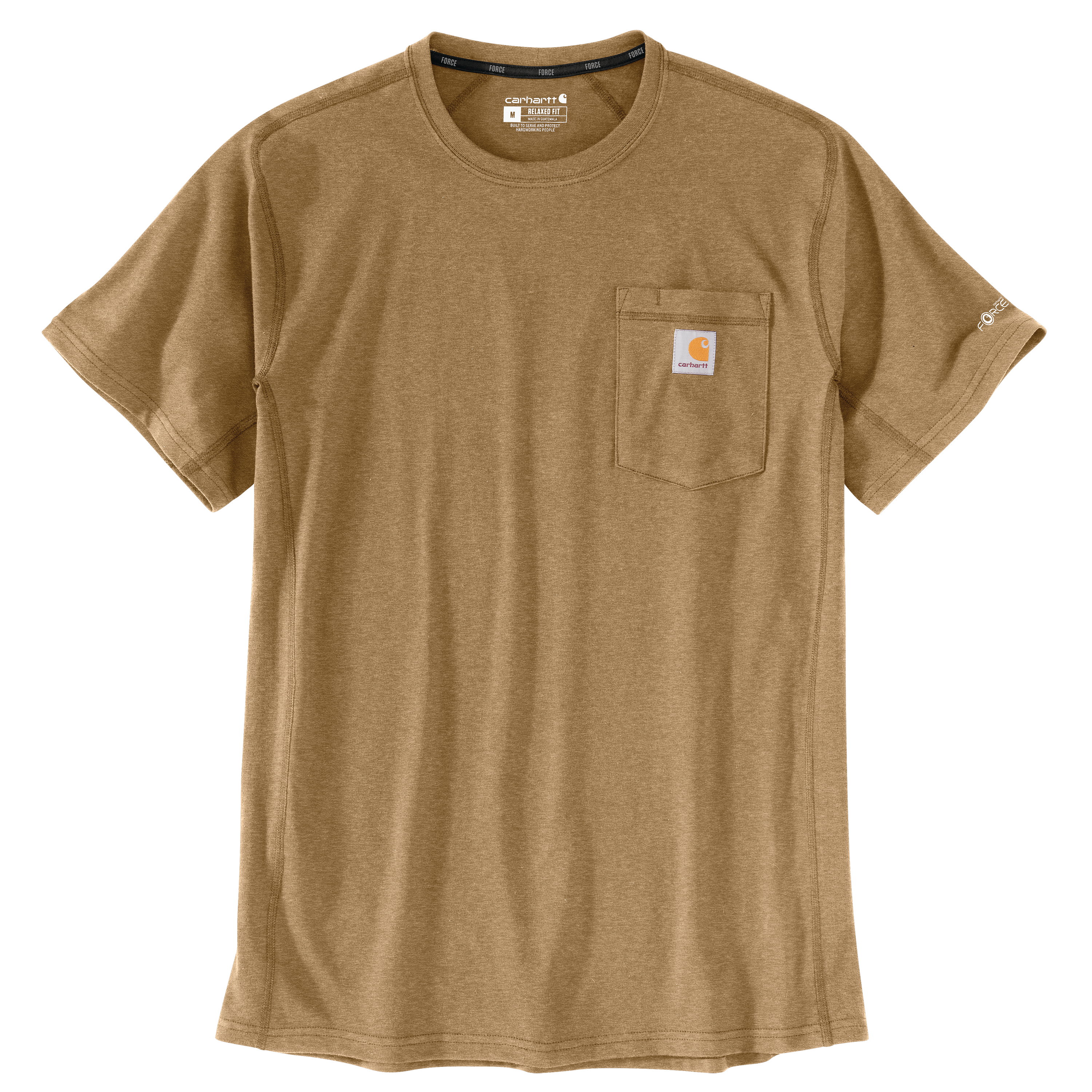 Picture of Carhartt 106652 Mens Force Relaxed Fit Midweight Short-Sleeve Pocket T-Shirt