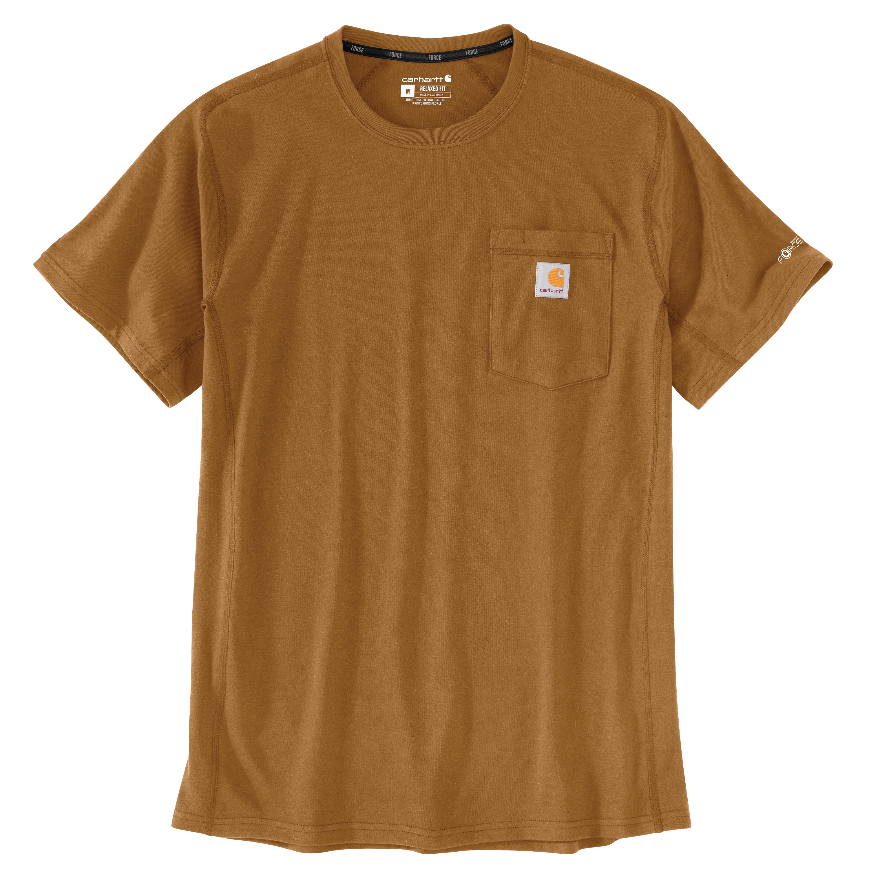 Picture of Carhartt 106652 Mens Force Relaxed Fit Midweight Short-Sleeve Pocket T-Shirt