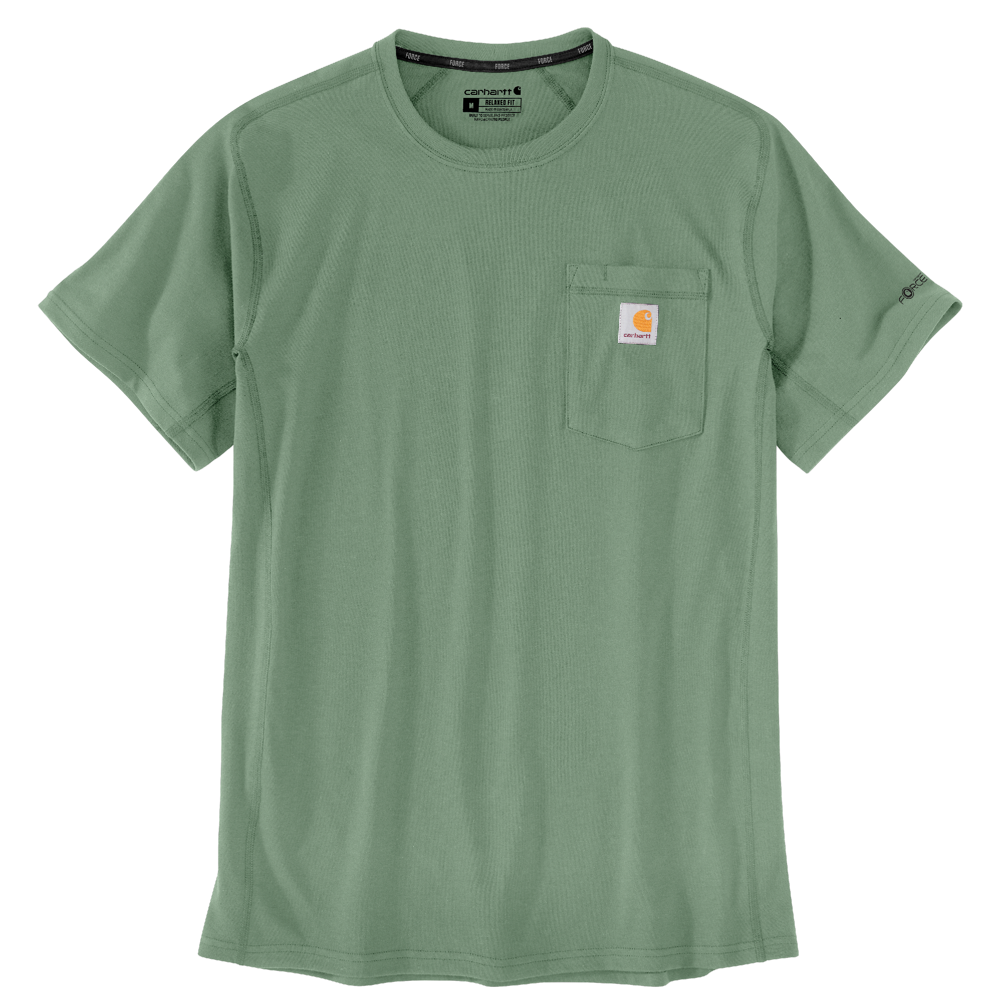 Picture of Carhartt 106652 Mens Force Relaxed Fit Midweight Short-Sleeve Pocket T-Shirt