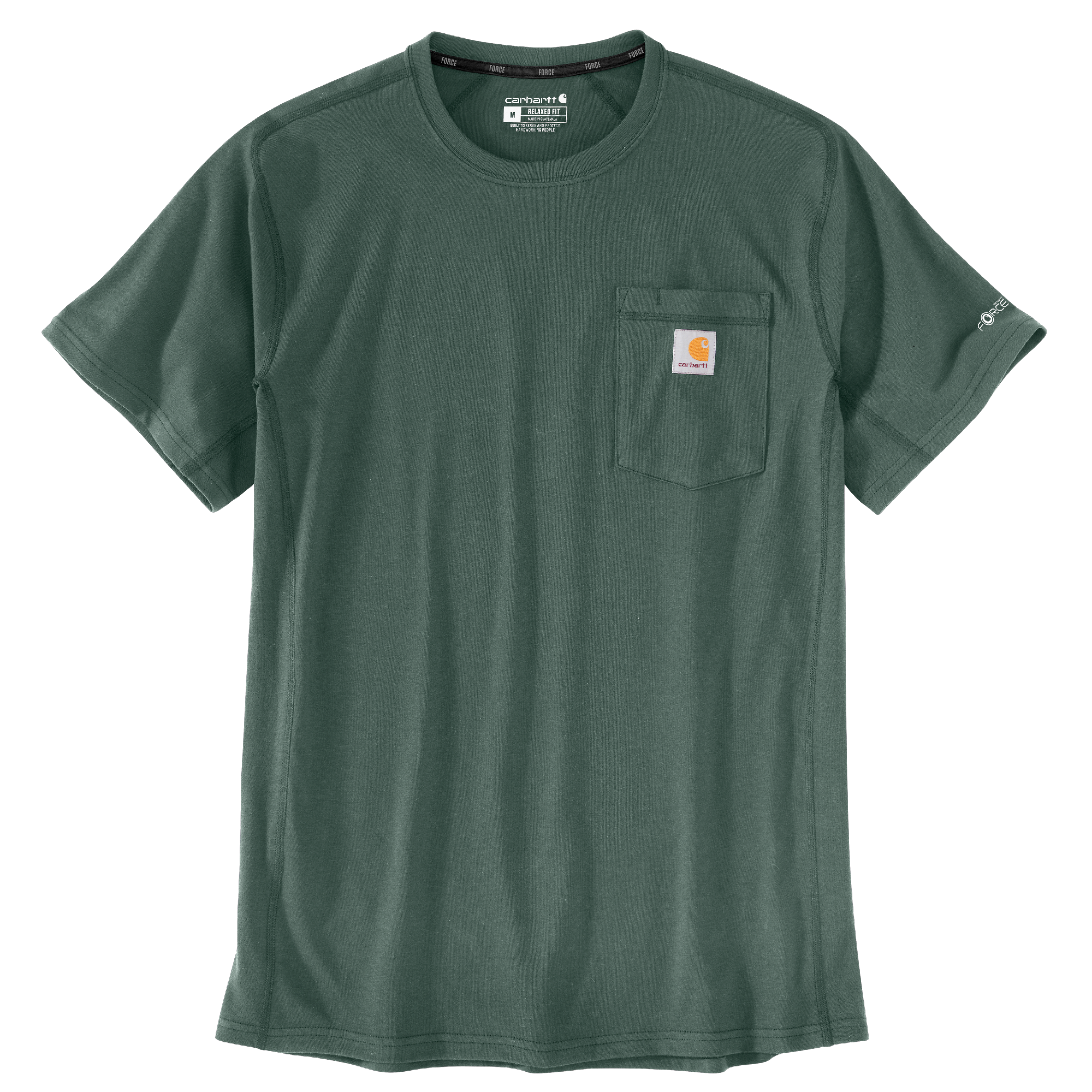 Picture of Carhartt 106652 Mens Force Relaxed Fit Midweight Short-Sleeve Pocket T-Shirt