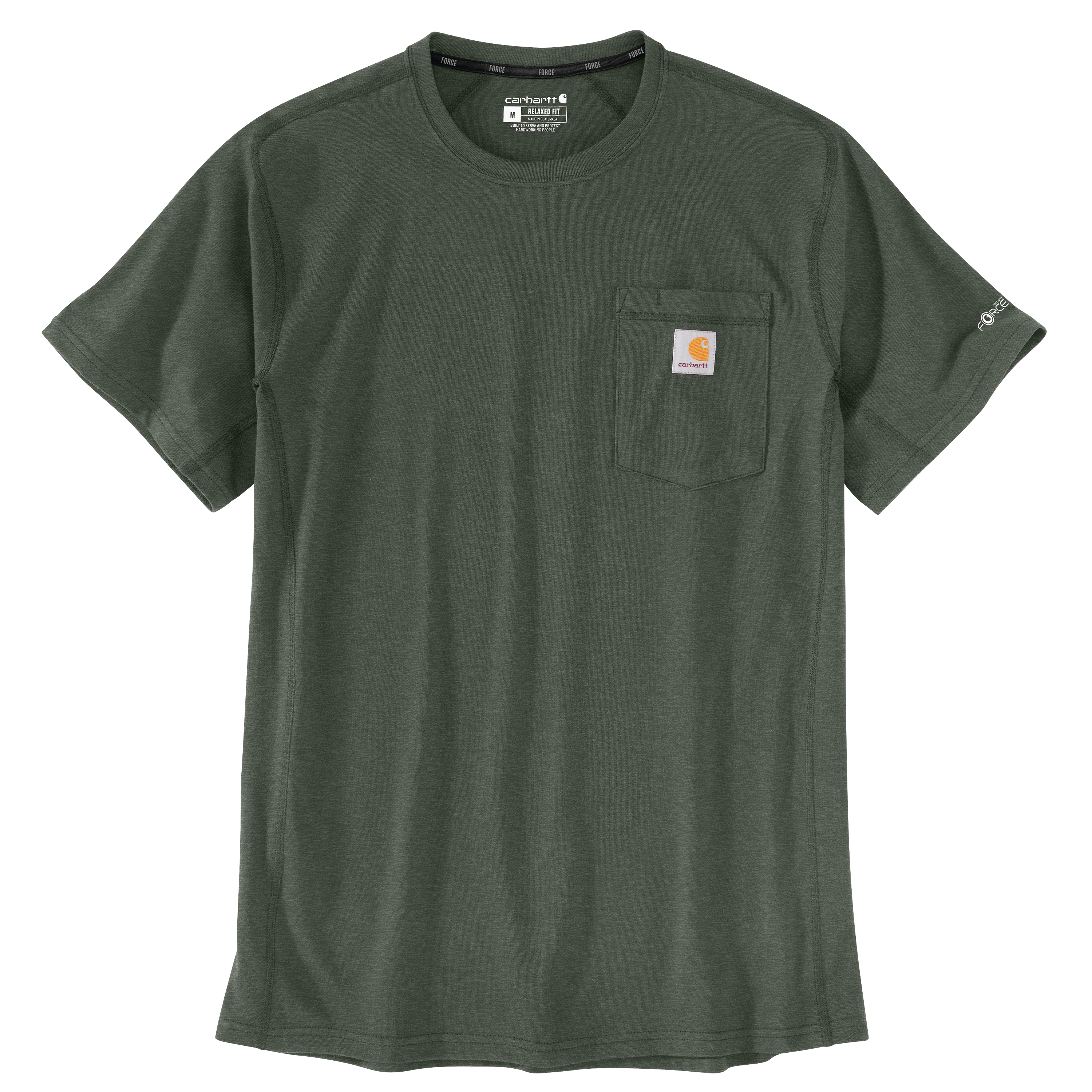 Picture of Carhartt 106652 Mens Force Relaxed Fit Midweight Short-Sleeve Pocket T-Shirt