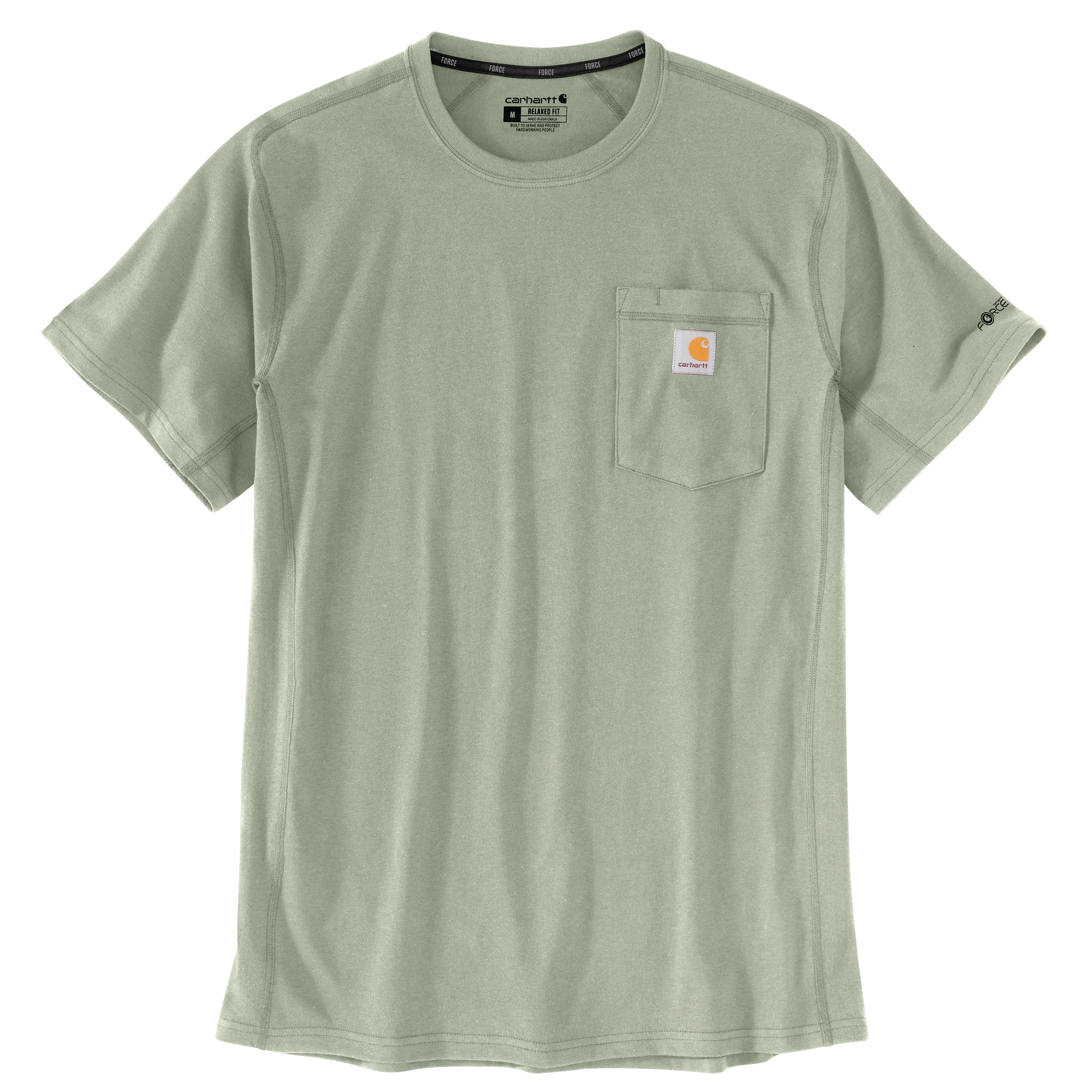 Picture of Carhartt 106652 Mens Force Relaxed Fit Midweight Short-Sleeve Pocket T-Shirt