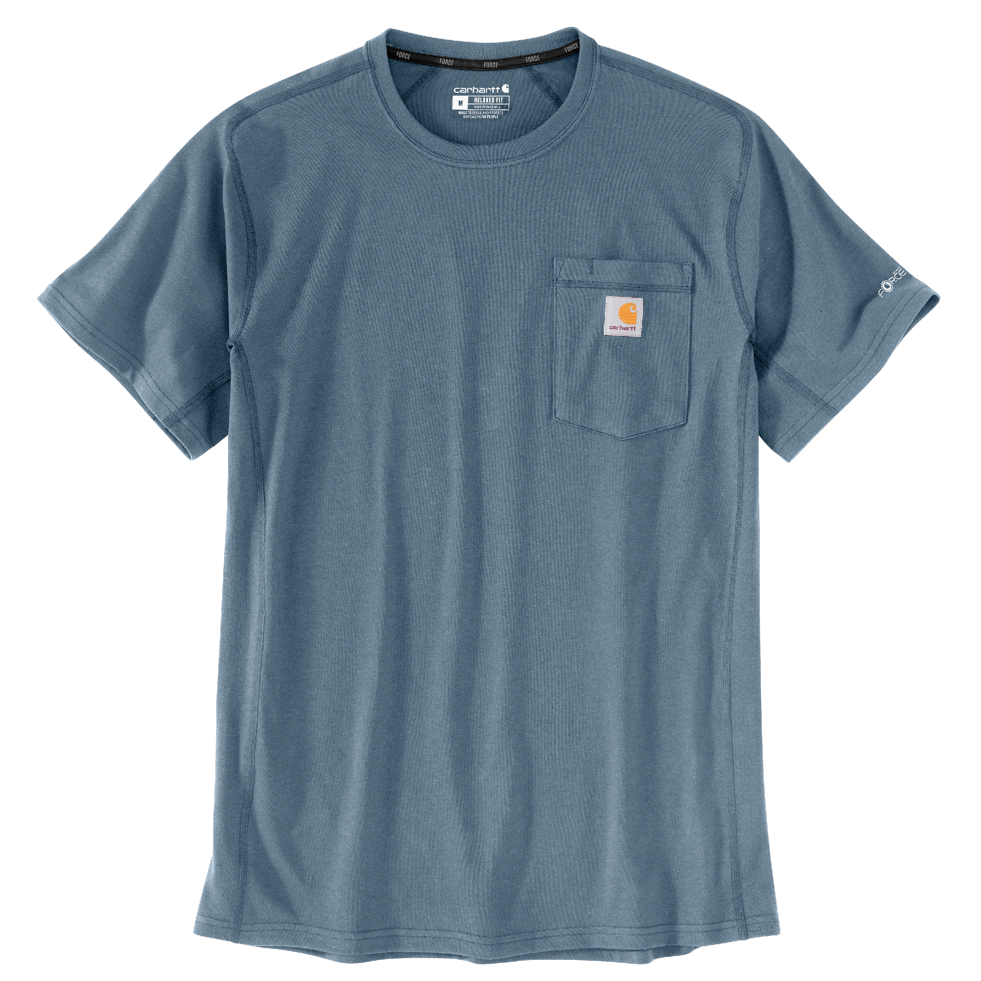 Picture of Carhartt 106652 Mens Force Relaxed Fit Midweight Short-Sleeve Pocket T-Shirt