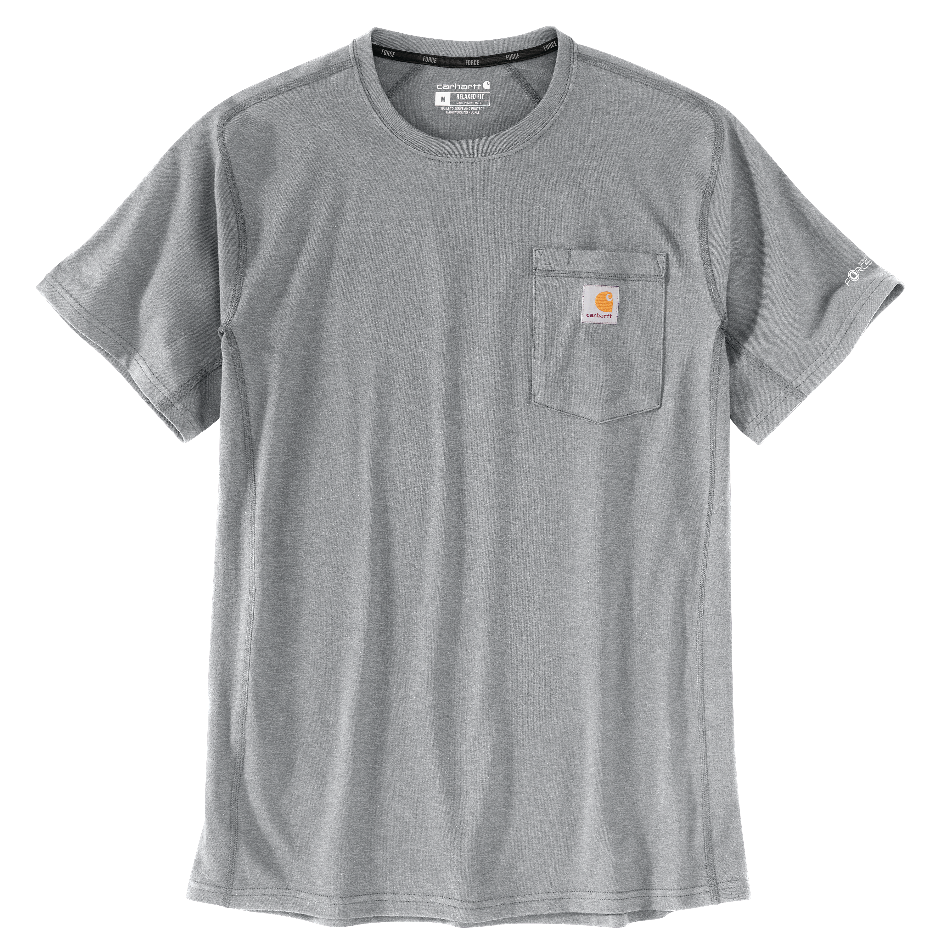 Picture of Carhartt 106652 Mens Force Relaxed Fit Midweight Short-Sleeve Pocket T-Shirt