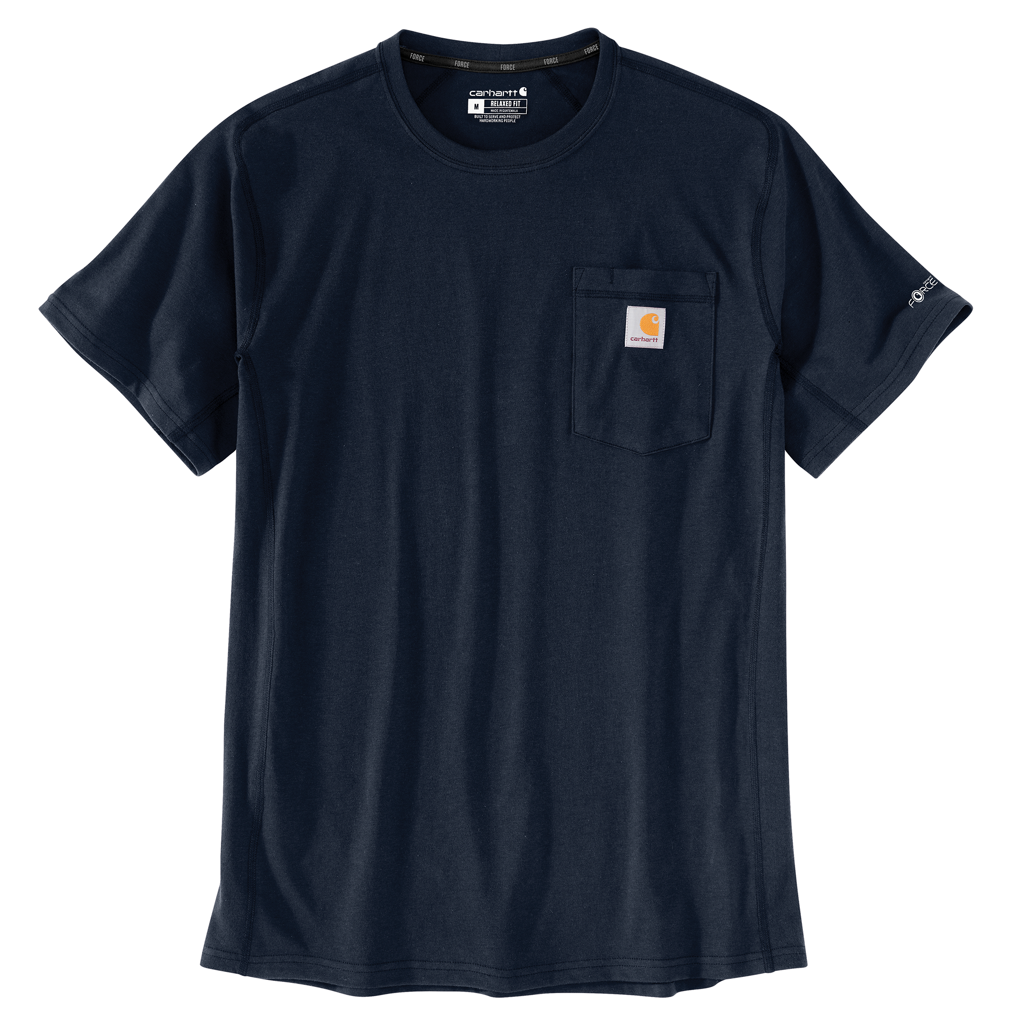 Picture of Carhartt 106652 Mens Force Relaxed Fit Midweight Short-Sleeve Pocket T-Shirt