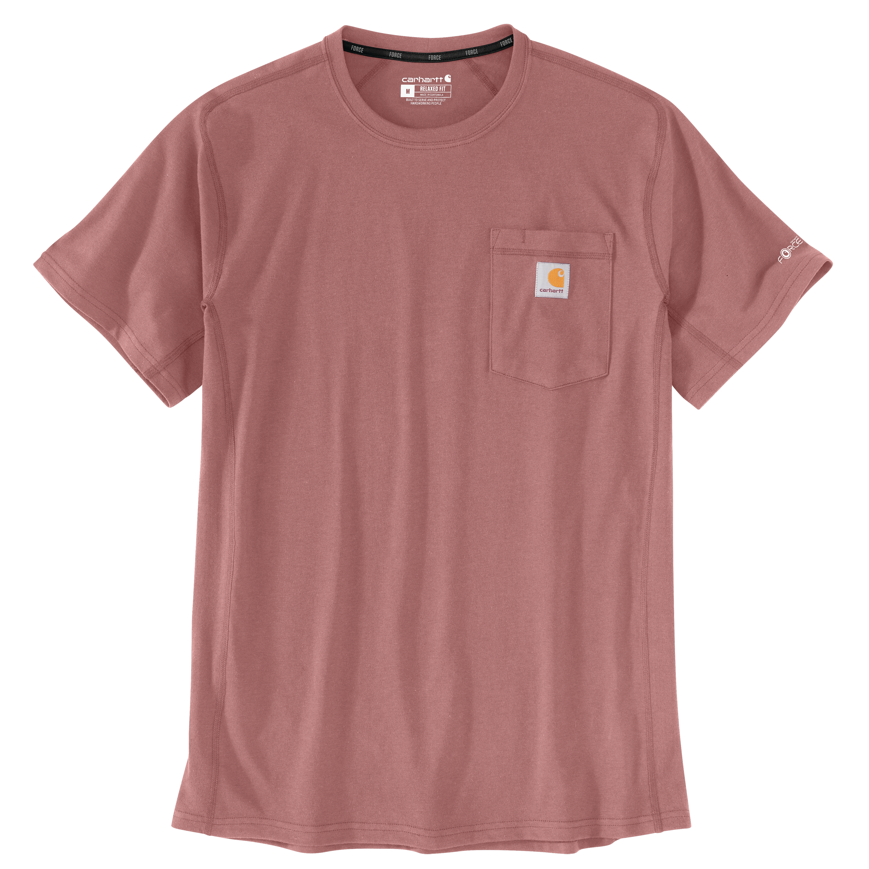 Picture of Carhartt 106652 Mens Force Relaxed Fit Midweight Short-Sleeve Pocket T-Shirt