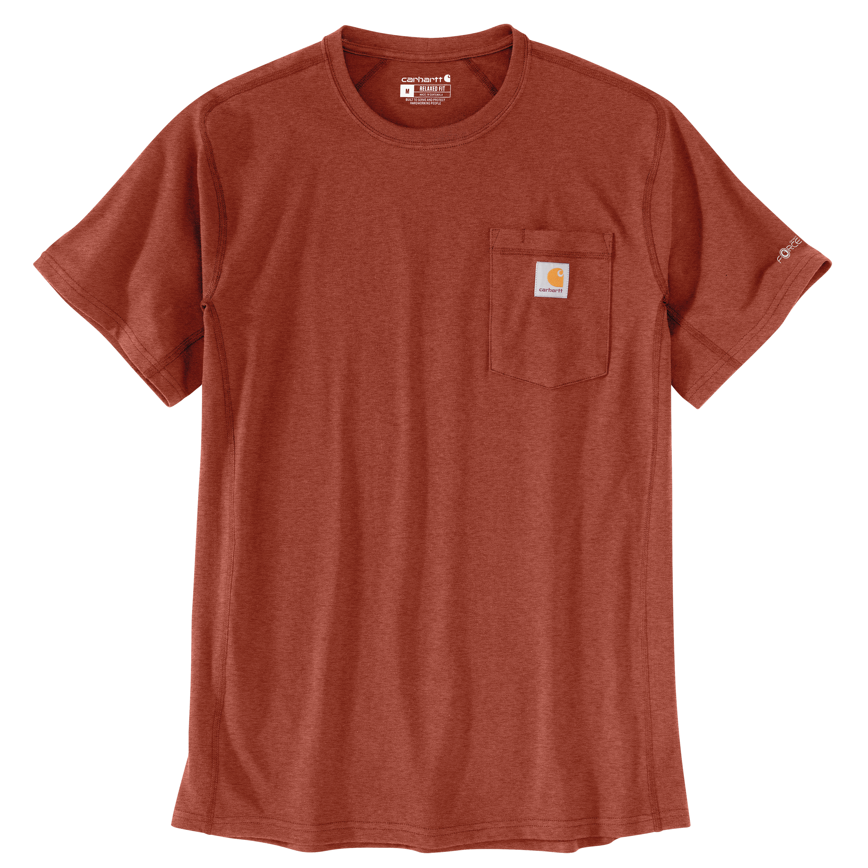 Picture of Carhartt 106652 Mens Force Relaxed Fit Midweight Short-Sleeve Pocket T-Shirt