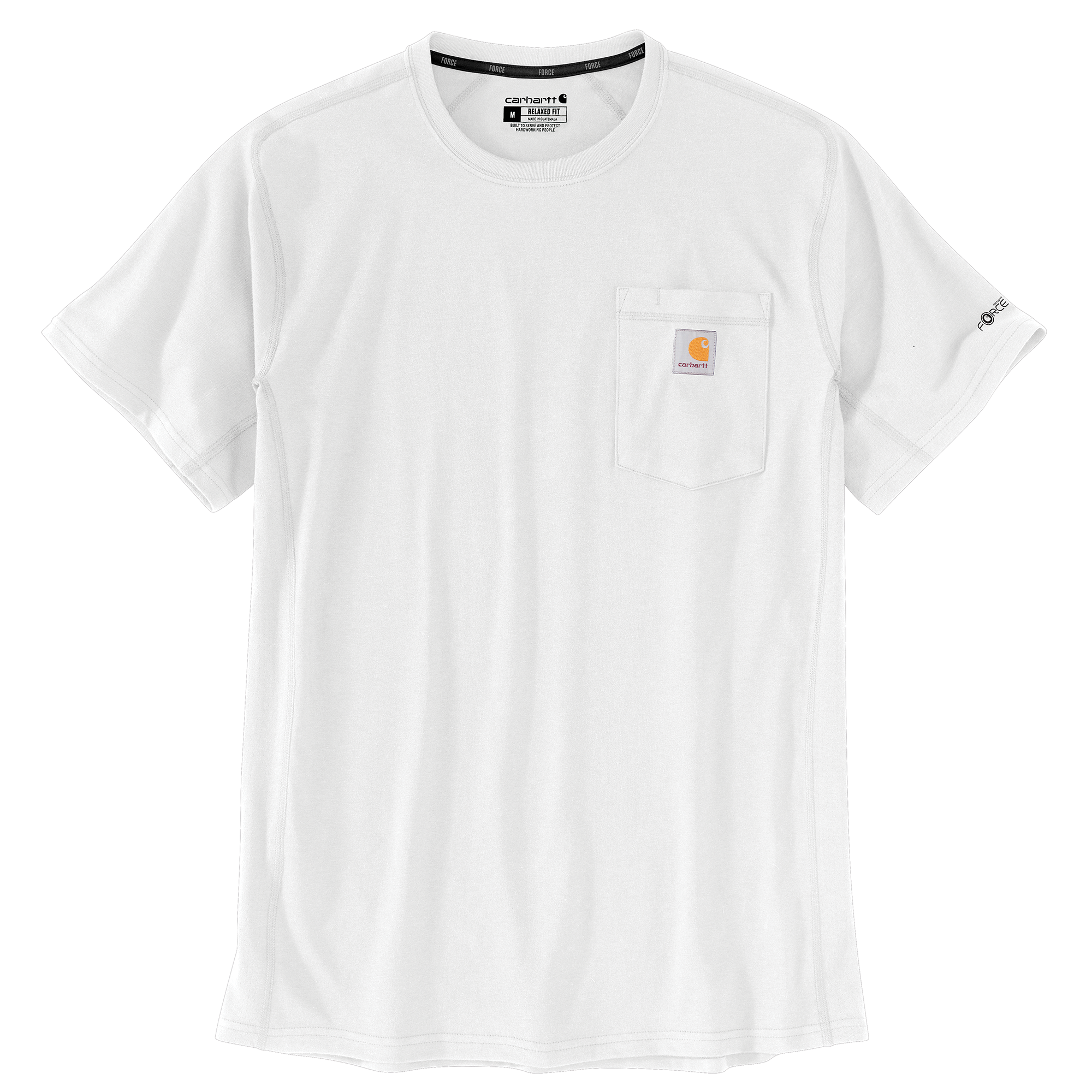 Picture of Carhartt 106652 Mens Force Relaxed Fit Midweight Short-Sleeve Pocket T-Shirt