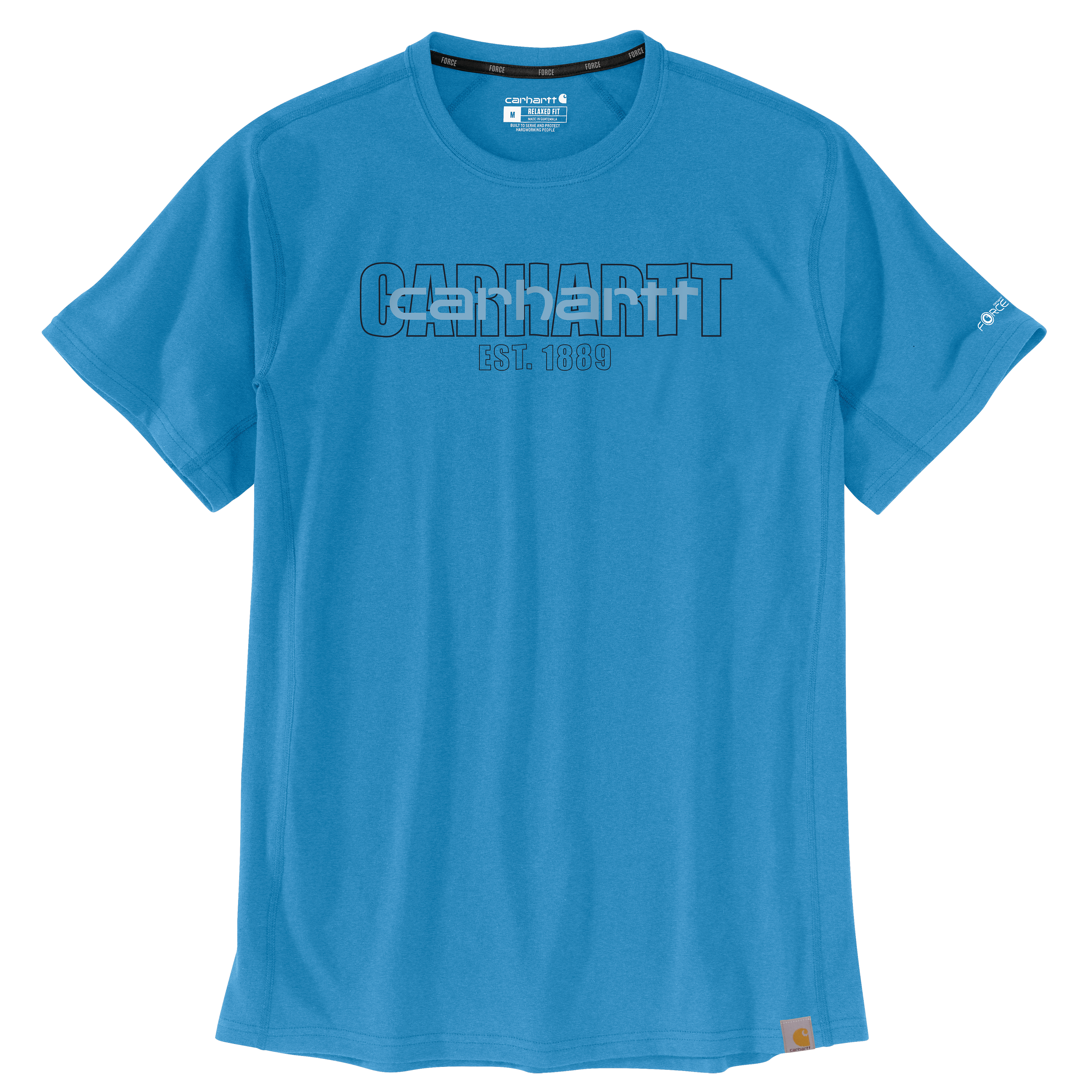 Picture of Carhartt 106653 Mens Force Relaxed Fit Midweight Short-Sleeve Logo Graphic T-Shirt