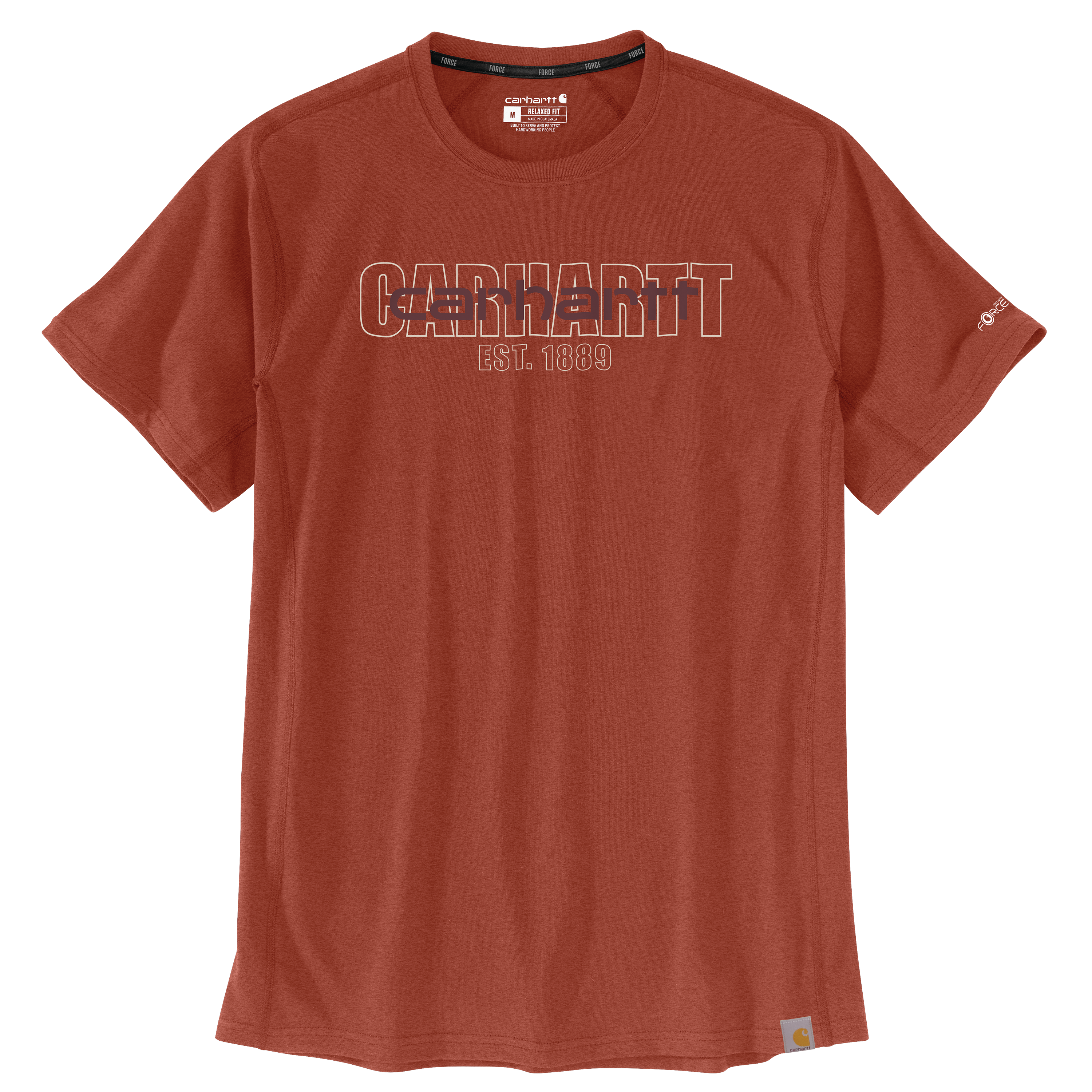 Picture of Carhartt 106653 Mens Force Relaxed Fit Midweight Short-Sleeve Logo Graphic T-Shirt