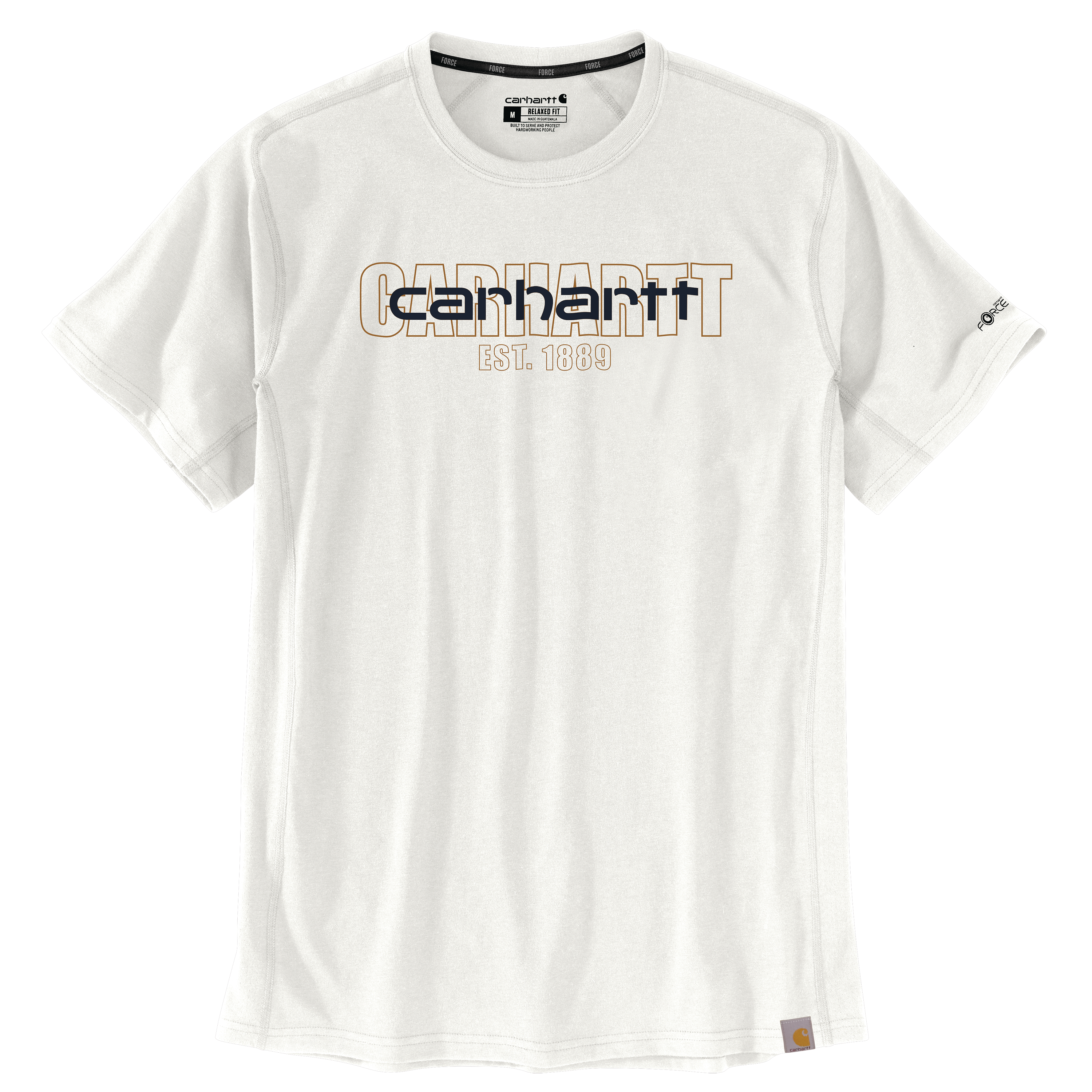 Picture of Carhartt 106653 Mens Force Relaxed Fit Midweight Short-Sleeve Logo Graphic T-Shirt