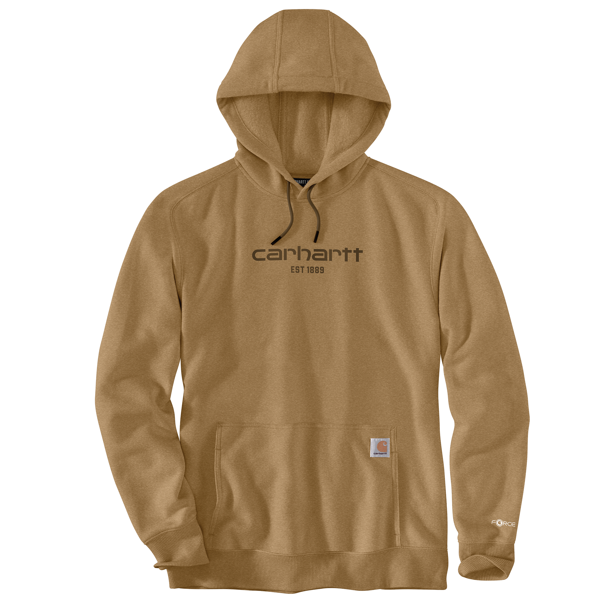 Picture of Carhartt 106655 Mens Force Relaxed Fit Lightweight Logo Graphic Sweatshirt