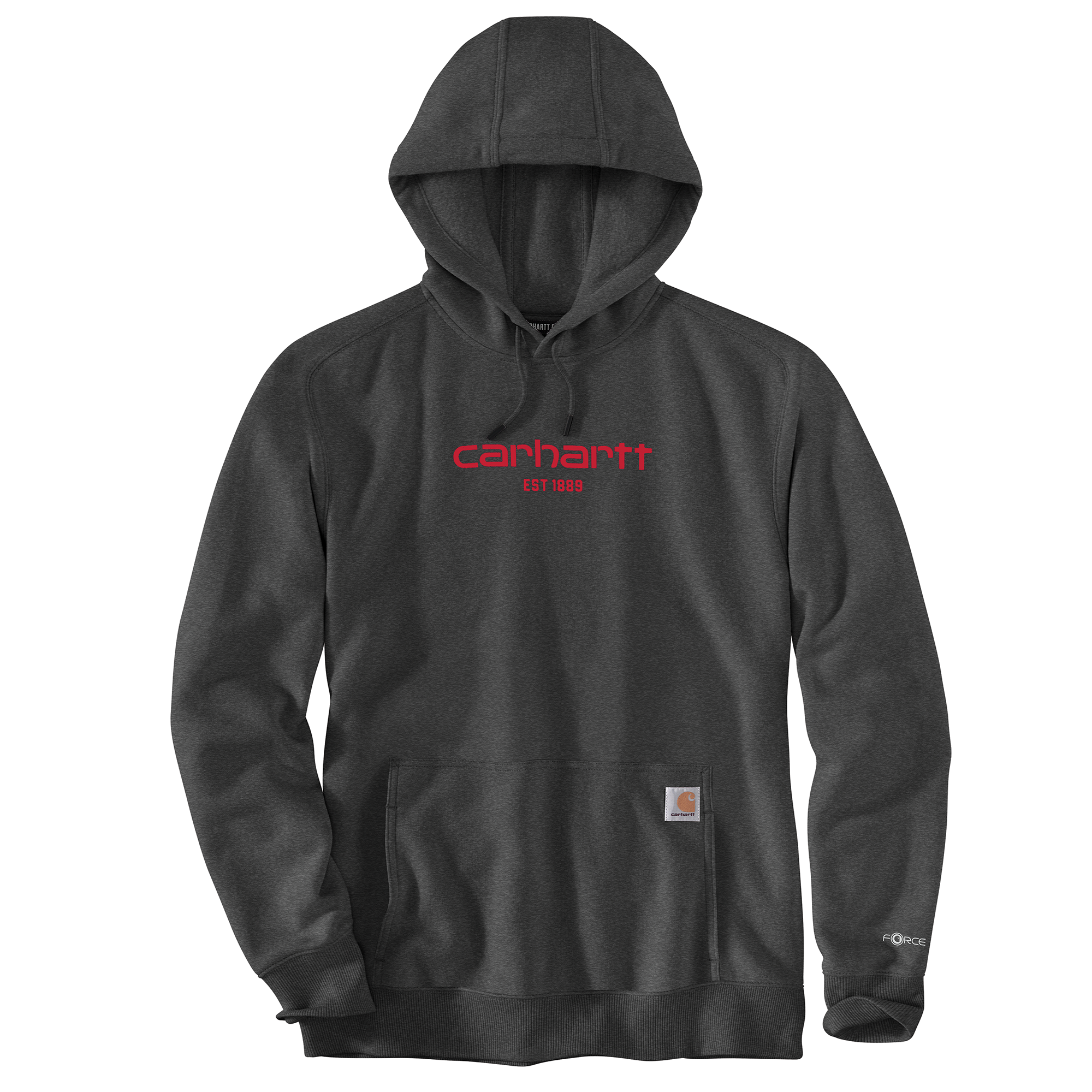 Picture of Carhartt 106655 Mens Force Relaxed Fit Lightweight Logo Graphic Sweatshirt