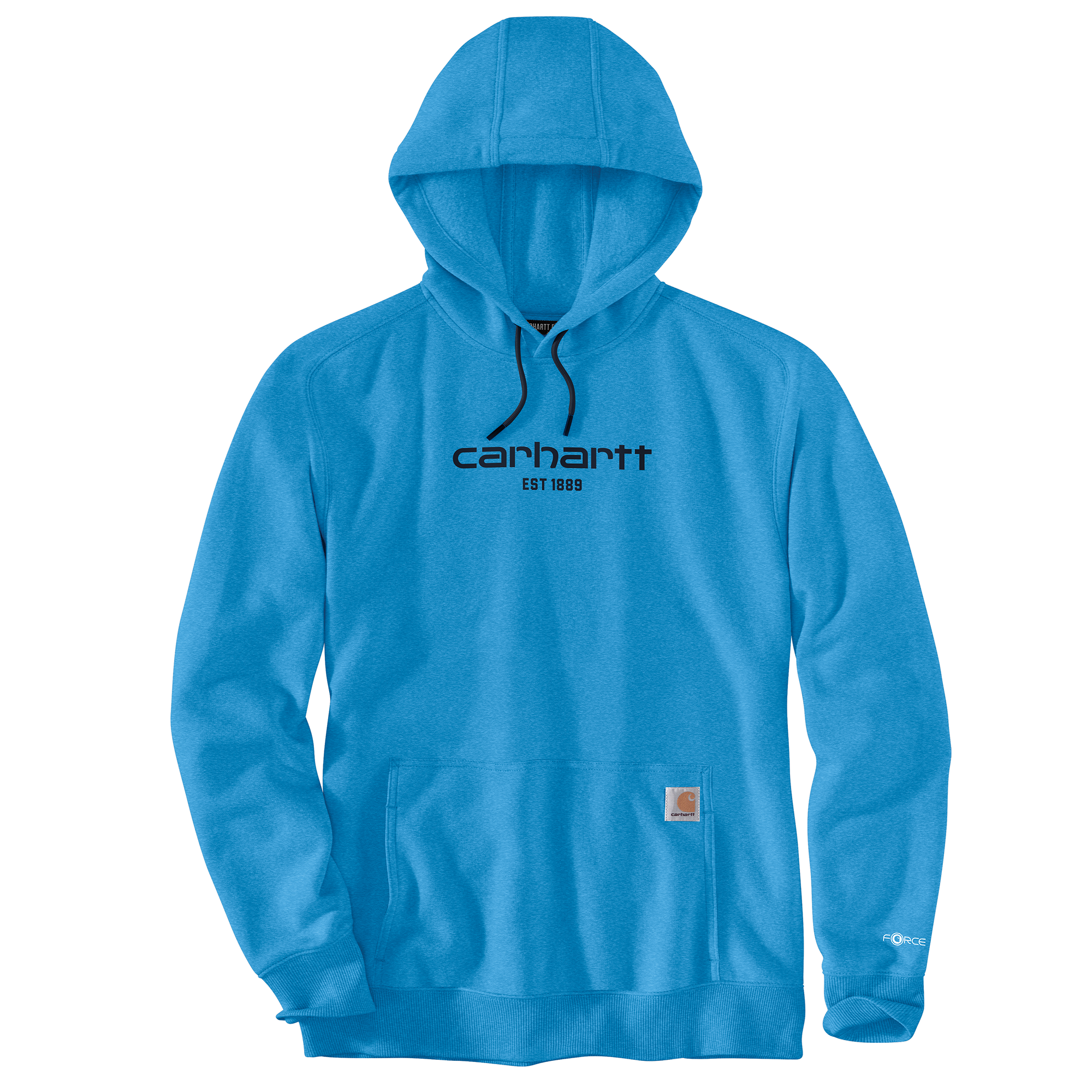 Picture of Carhartt 106655 Mens Force Relaxed Fit Lightweight Logo Graphic Sweatshirt