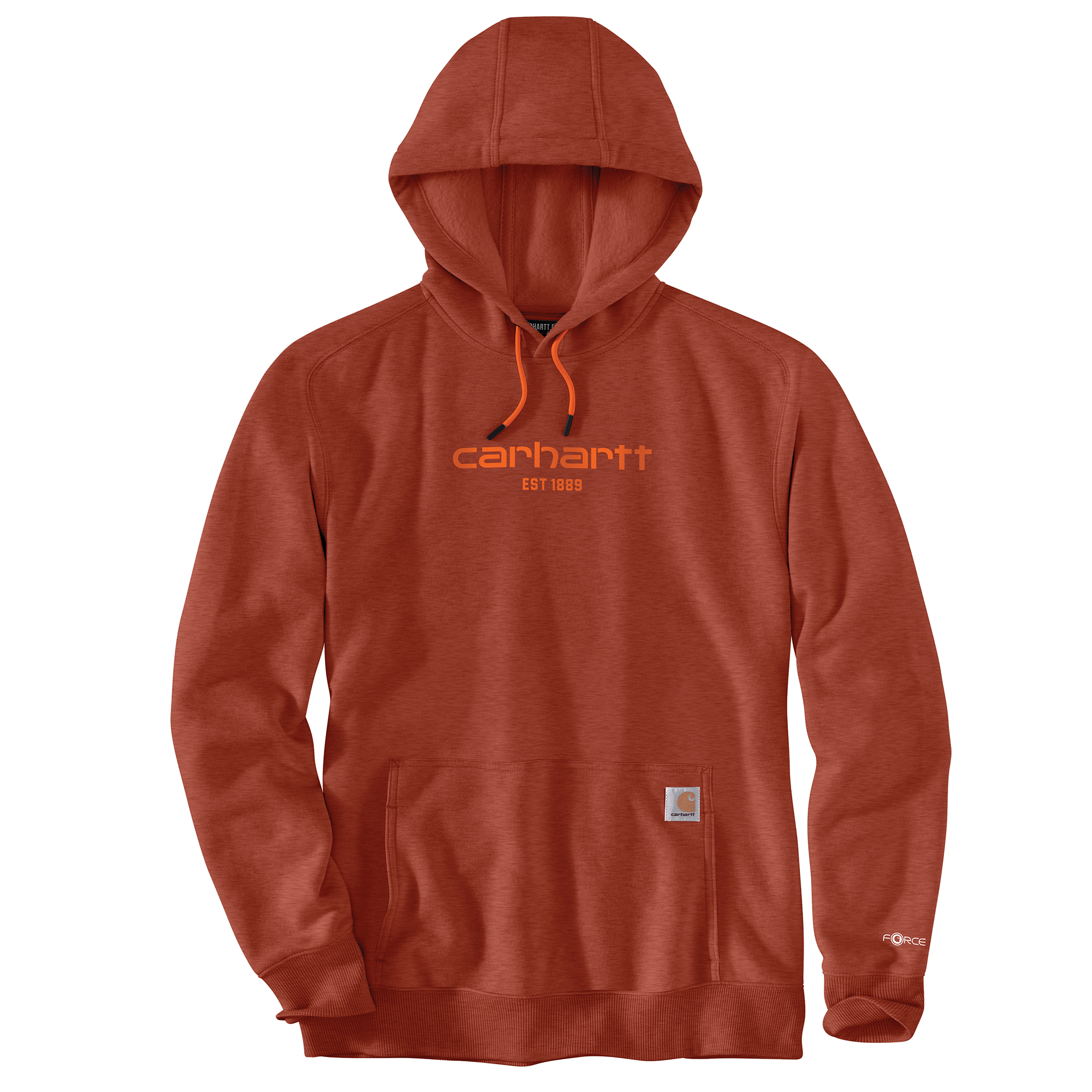 Picture of Carhartt 106655 Mens Force Relaxed Fit Lightweight Logo Graphic Sweatshirt
