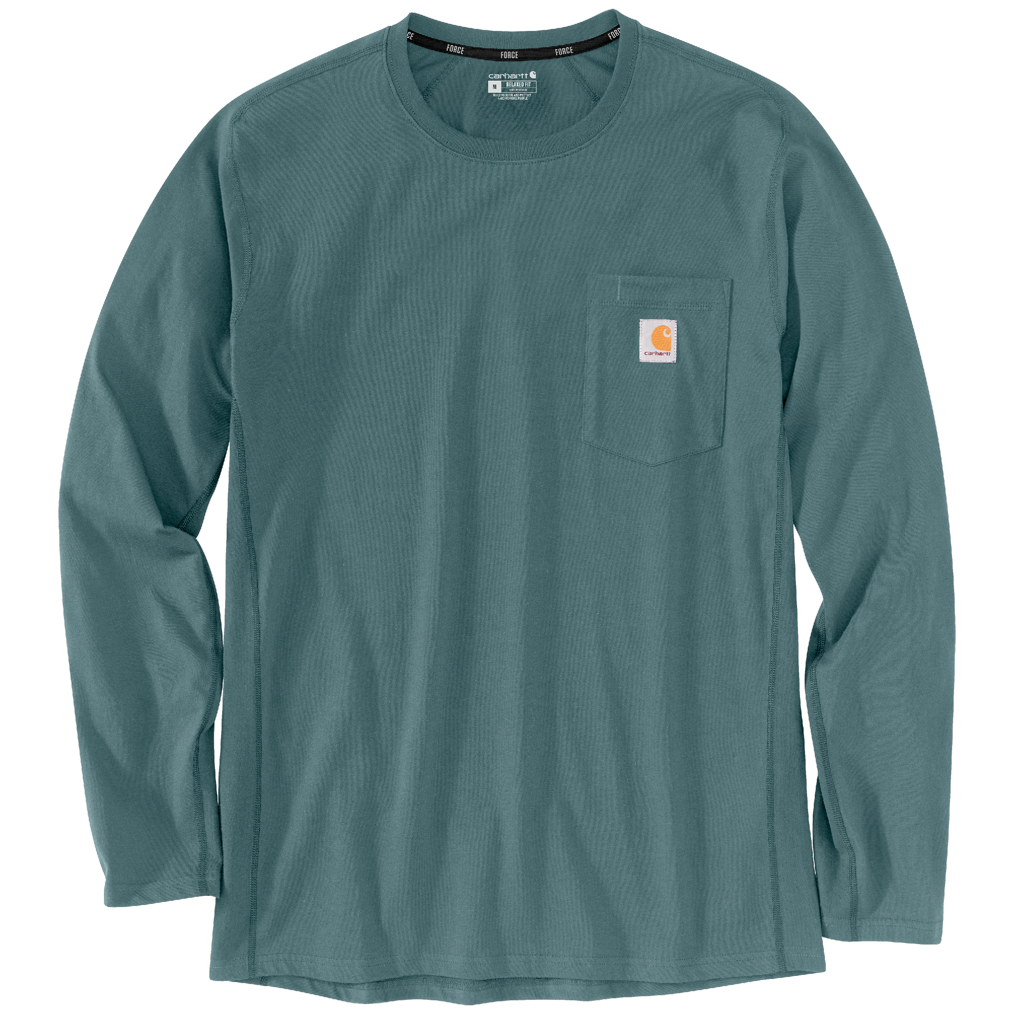 Picture of Carhartt 106656 Mens Force Relaxed Fit Midweight Long-Sleeve Pocket T-Shirt