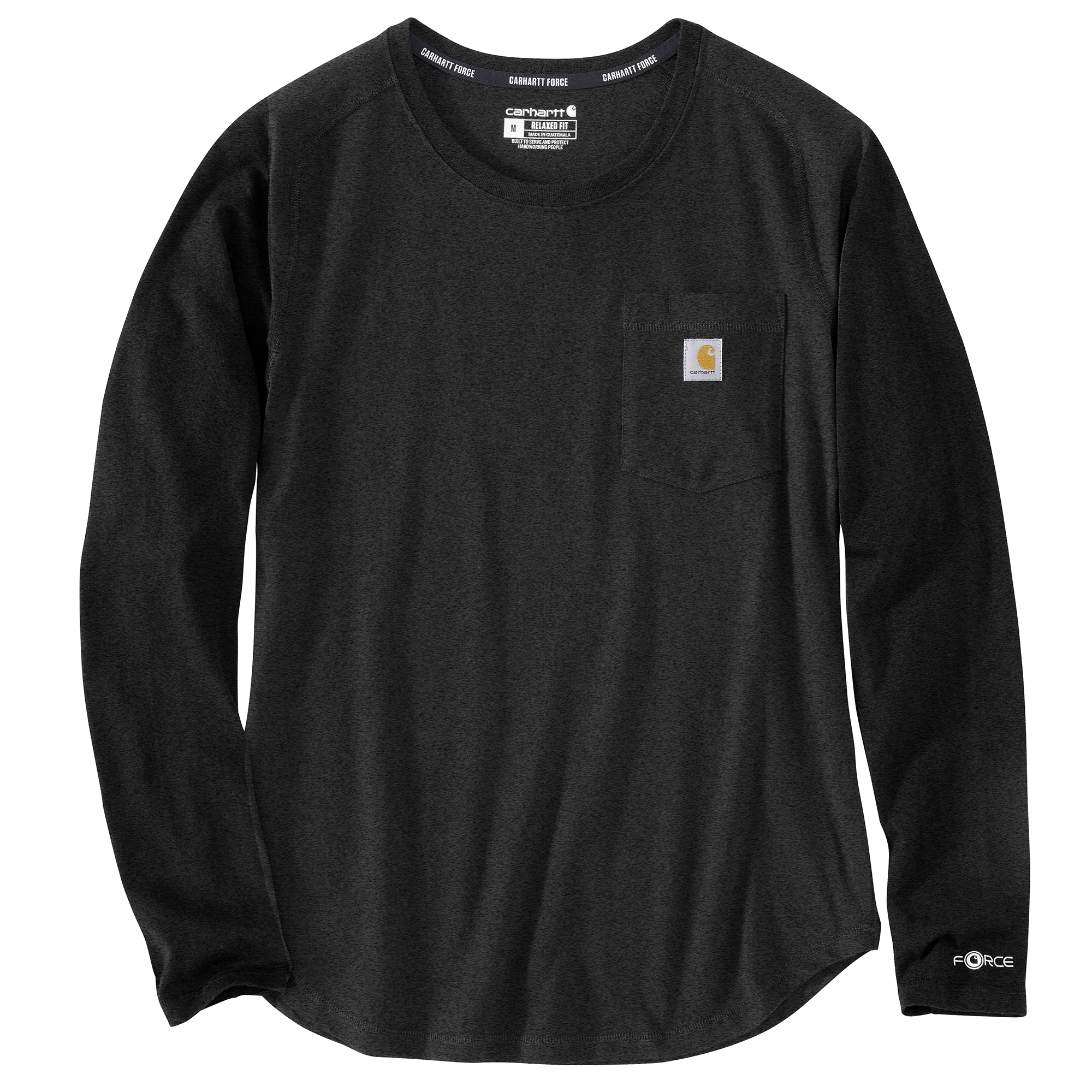 Picture of Carhartt 106659 Womens Force Relaxed Fit Midweight Long-Sleeve Pocket T-Shirt