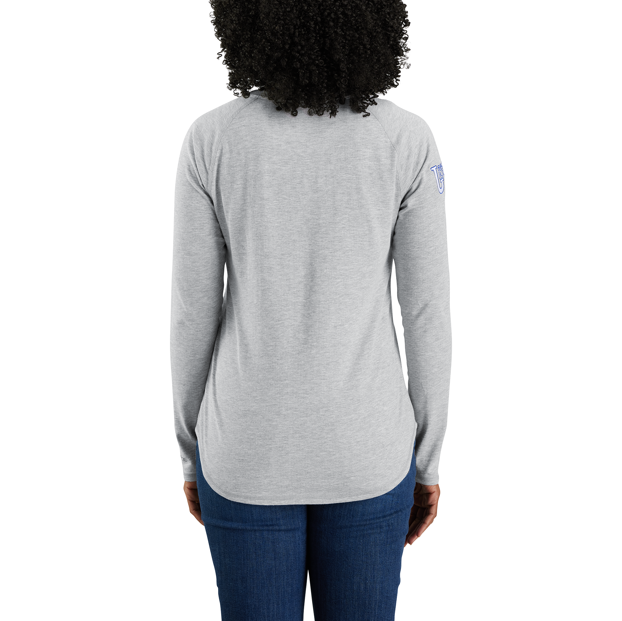 Picture of Carhartt 106659 Womens Force Relaxed Fit Midweight Long-Sleeve Pocket T-Shirt