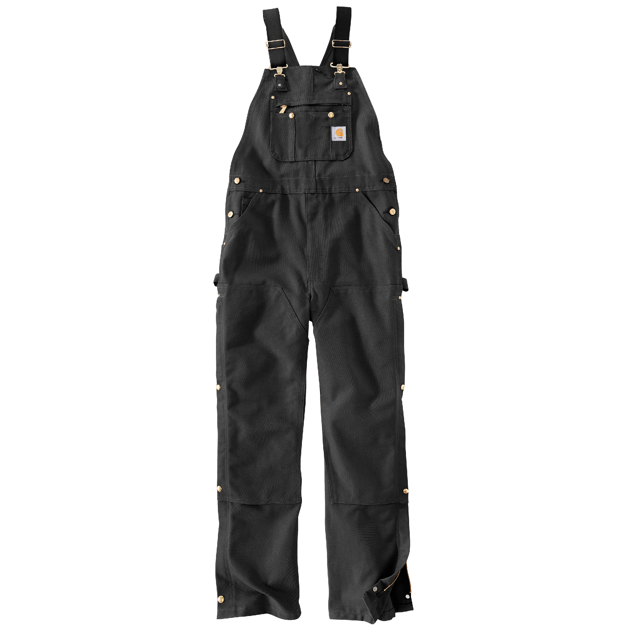 Picture of Carhartt 106671 Mens Loose Fit Firm Duck Bib Overall