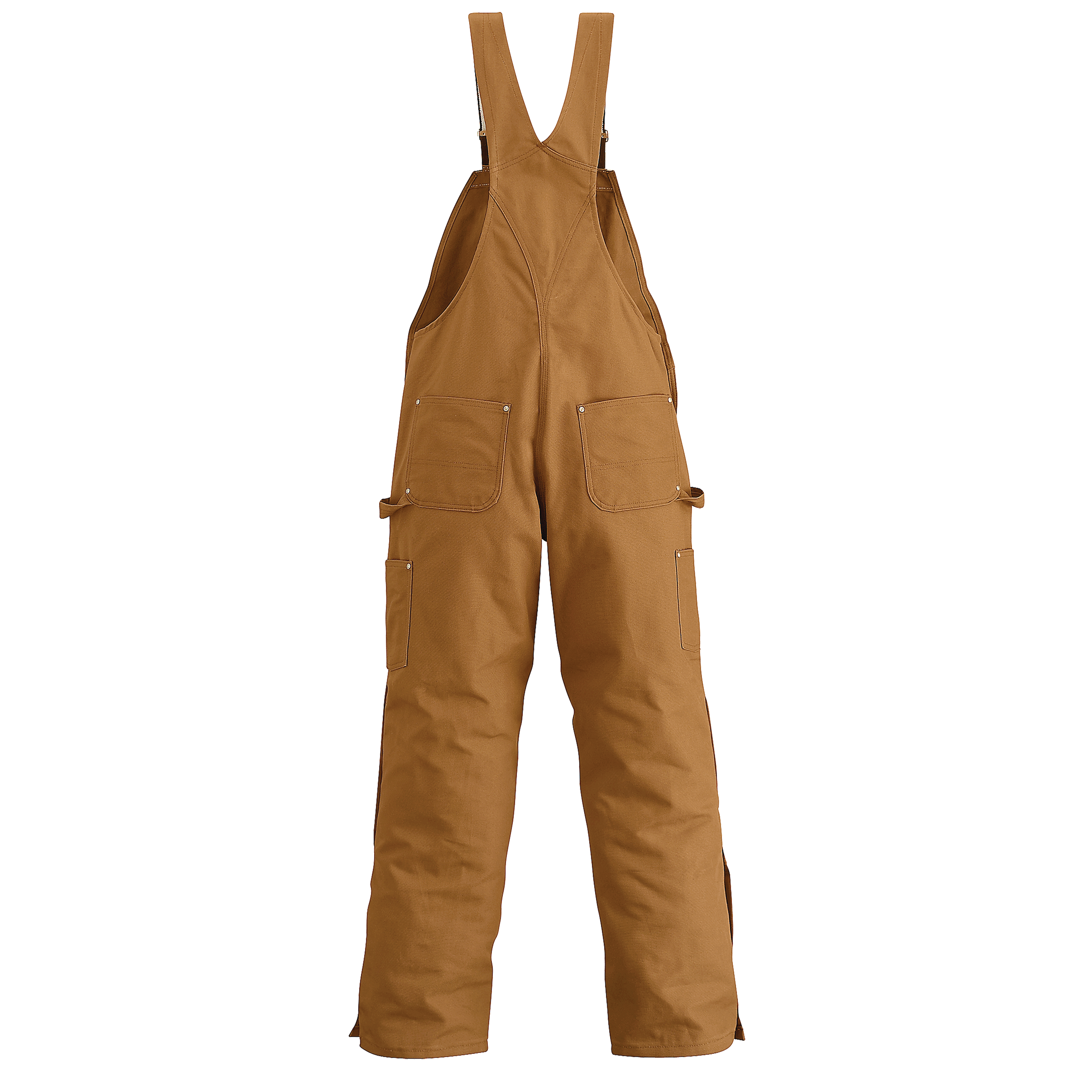 Picture of Carhartt 106671 Mens Loose Fit Firm Duck Bib Overall