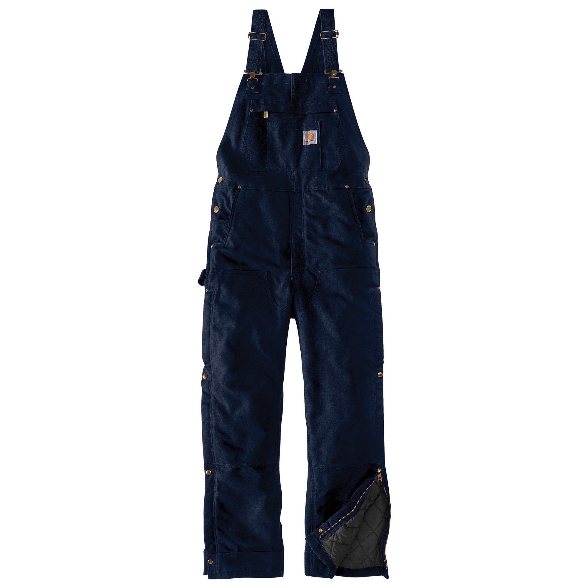 Picture of Carhartt 106672 Mens Loose Fit Firm Duck Insulated Bib Overall