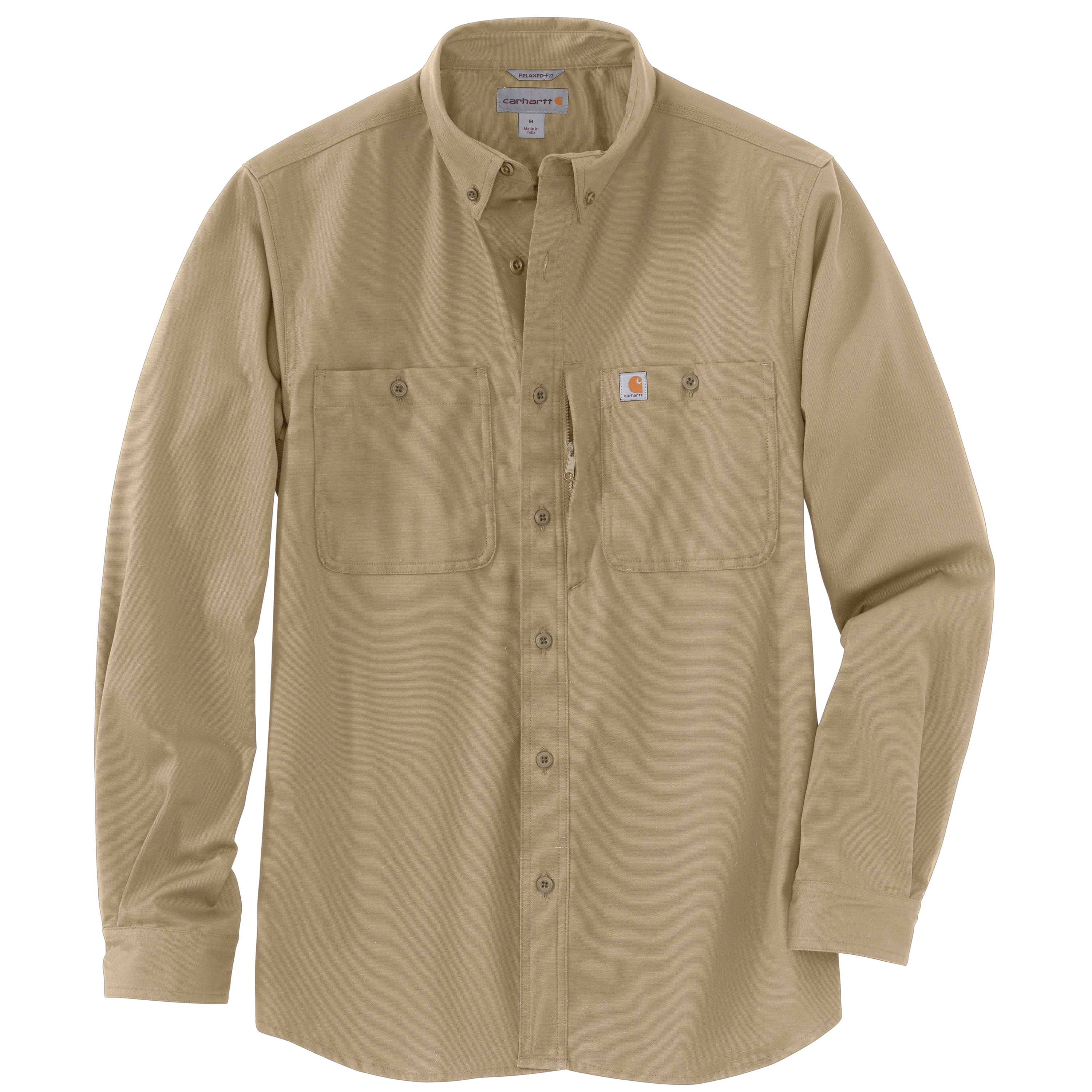 Picture of Carhartt 106689 Mens RUGGED PROFESSIONAL™ SERIES Relaxed Fit Canvas Long Sleeve Work Shirt